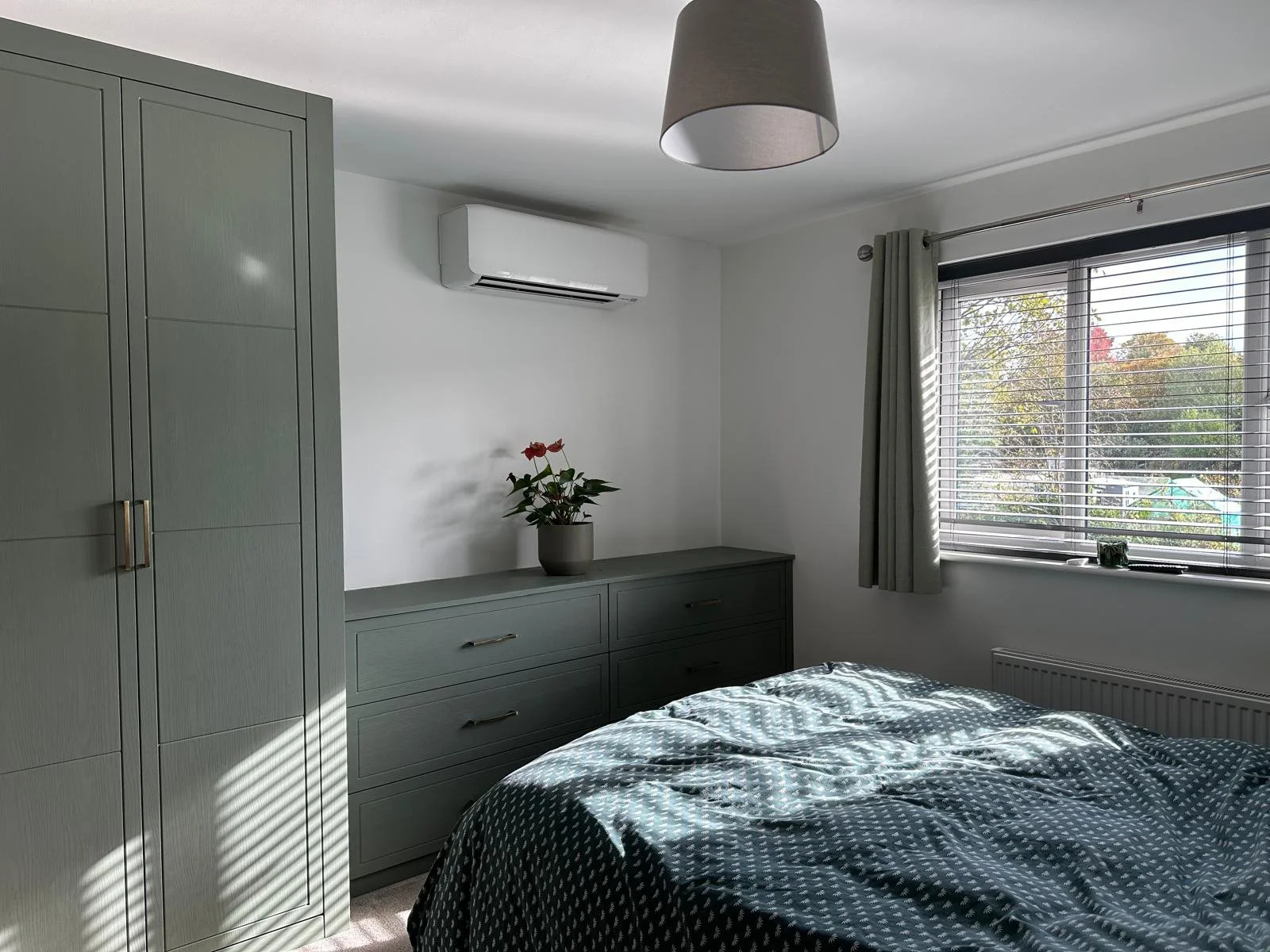 bedroom air conditioning installation