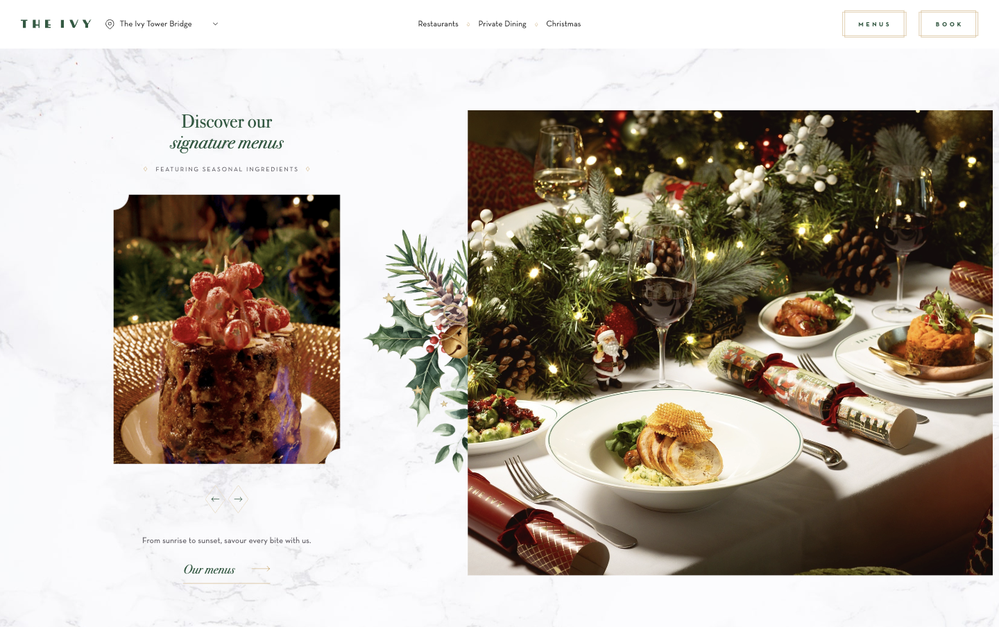 The Ivy Festive Component
