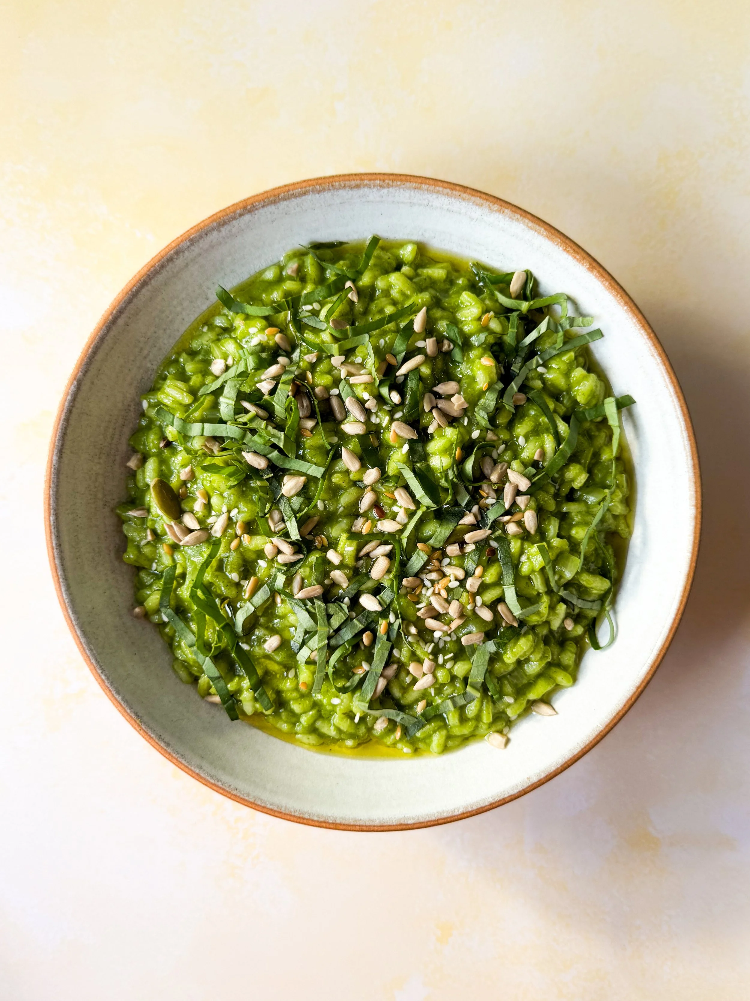 Super green risotto