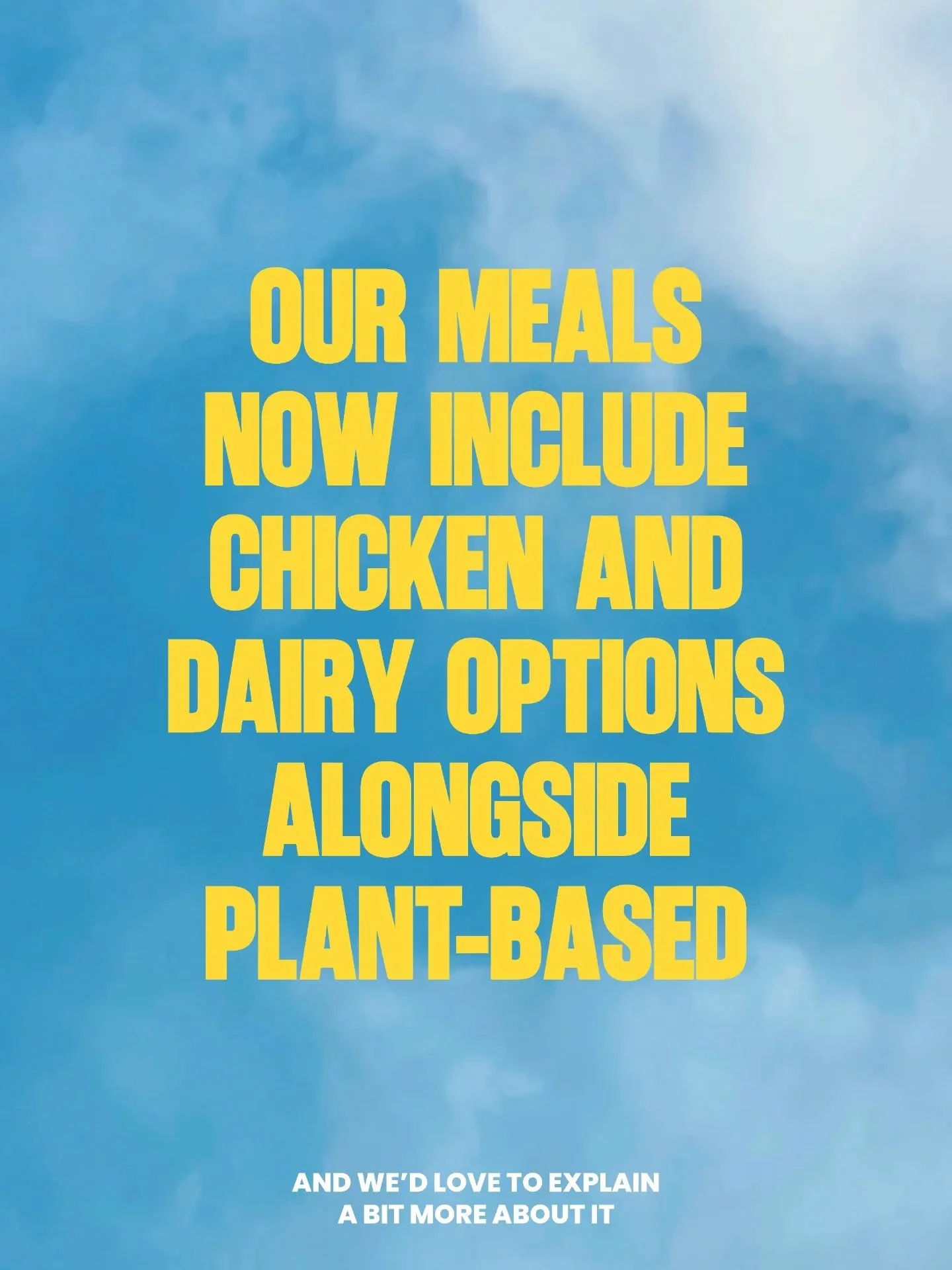 More nutrient-rich options for more people 🫶 Our range of meals now spans across plant-based, vegetarian and chicken options - a big shift, but one we're excited to welcome as we move closer to making healthy, nutrient-rich food work for more people