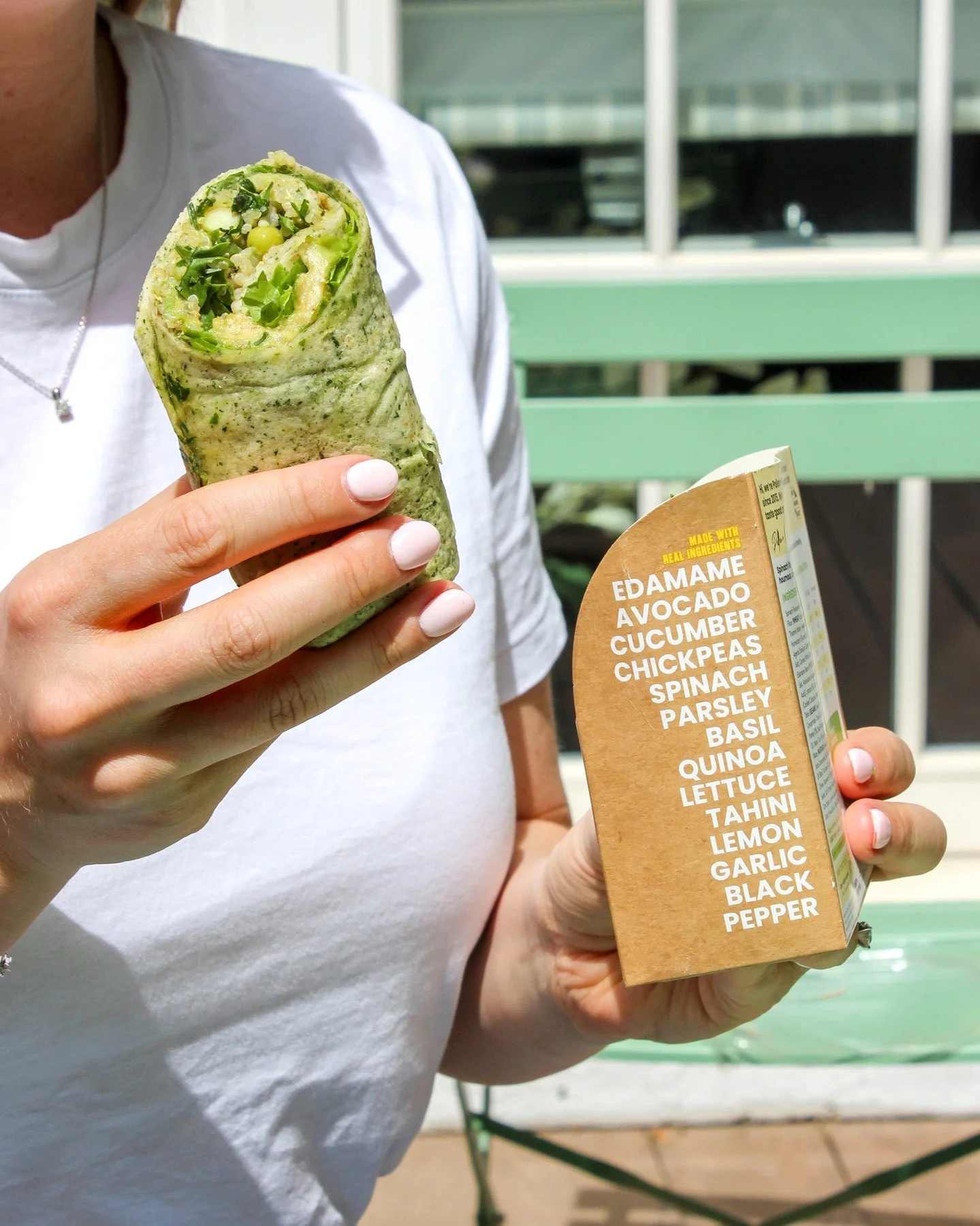 We launched our newest wrap, Supergreen Avocado, back in Jan but it's really coming into it's own now the sunning is starting to shine 🌞⁠
⁠
Herby, houmous-y and packed with fresh avocado, edamame and cucumber, the ULTIMATE summer lunch 🌿 😍⁠
⁠