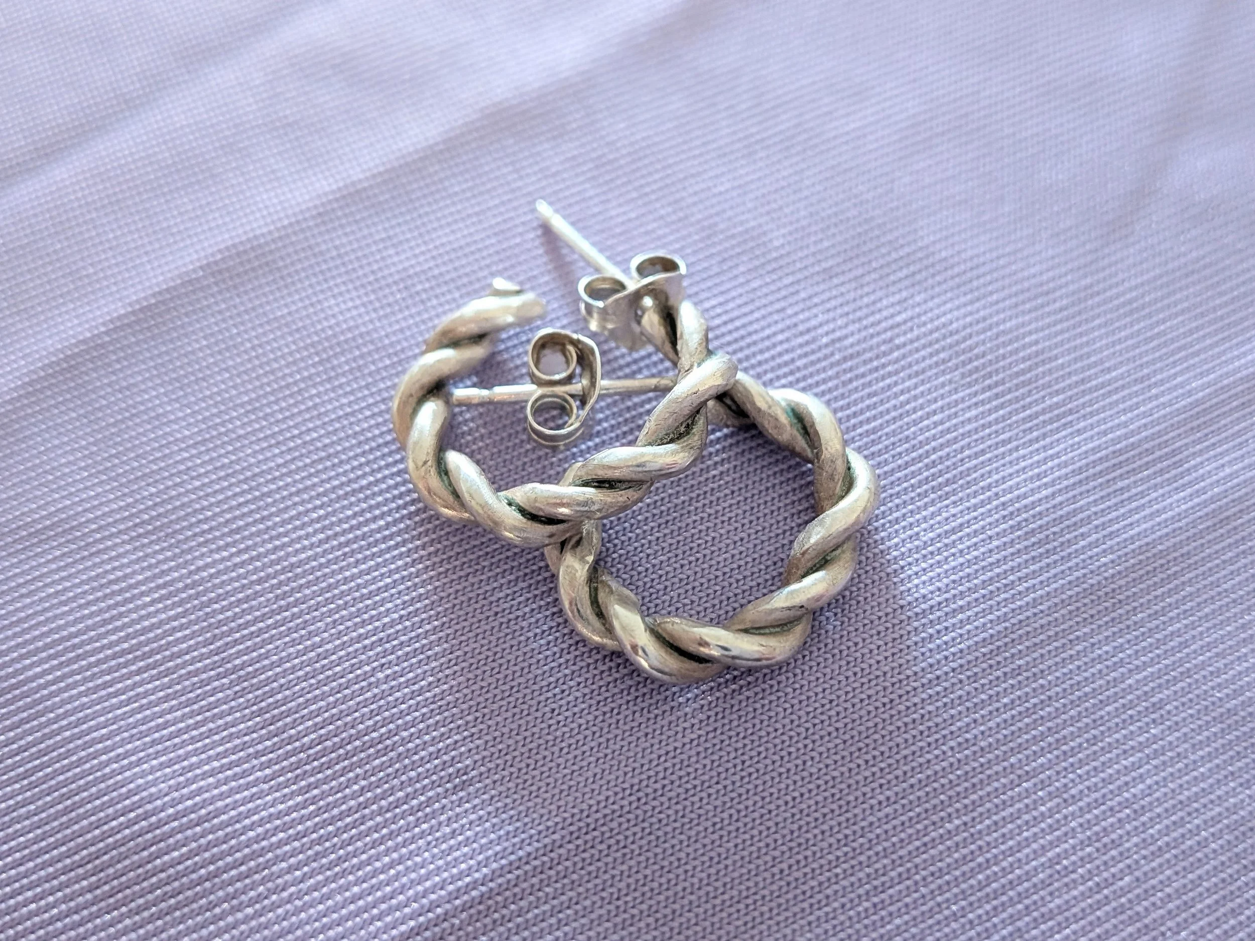 Twisted Hoop Earrings
