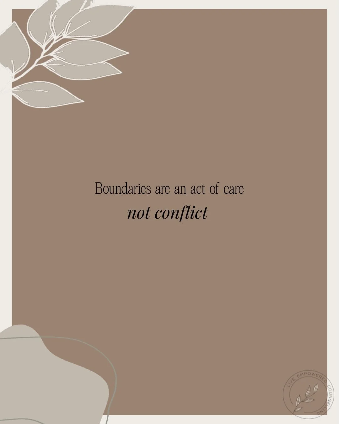 Boundaries often feel hard not because they&rsquo;re wrong, but because of what we learned in relationships where care felt conditional.

From an attachment and humanistic perspective, this is a common experience for many of the people we work with. 