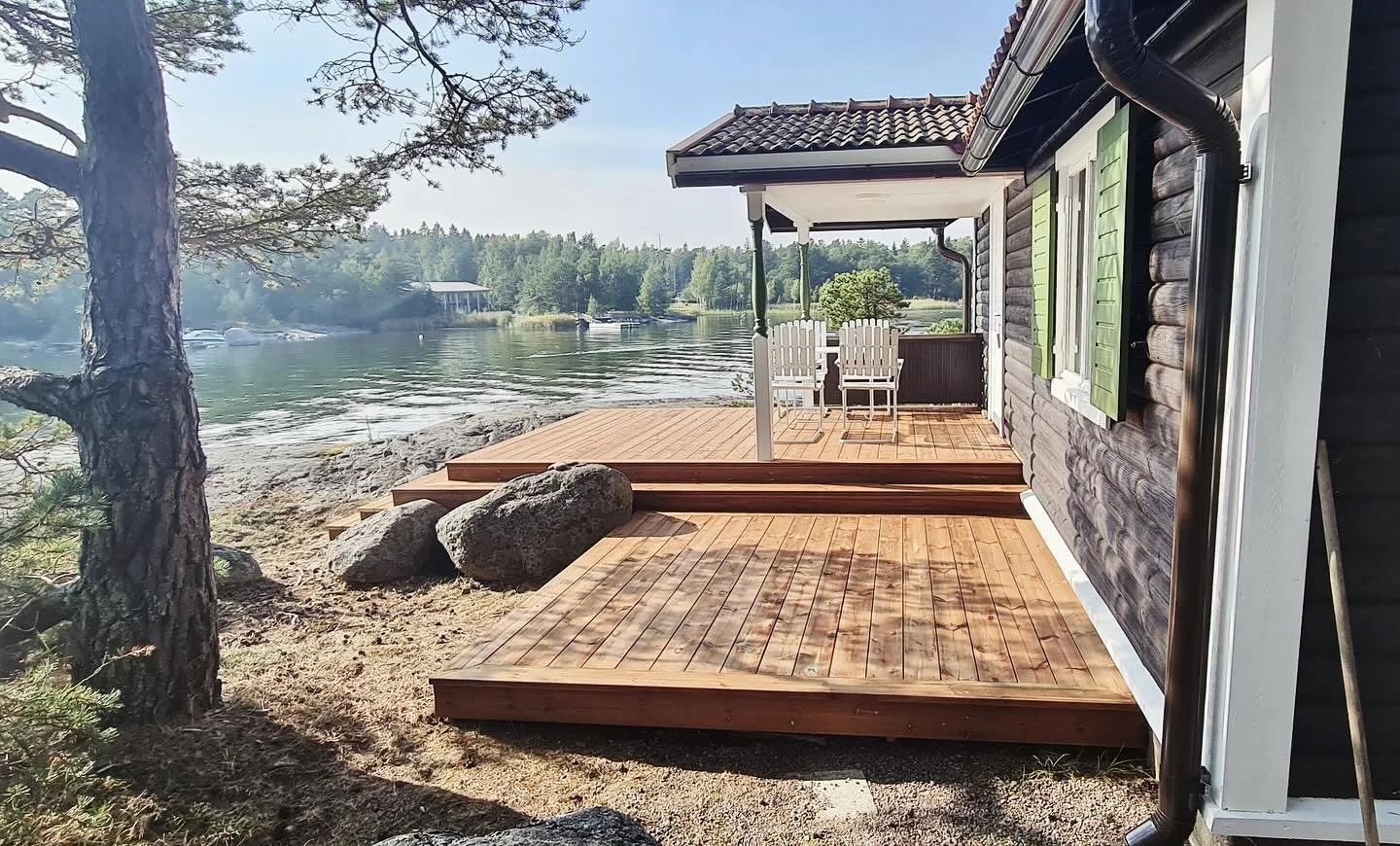 New deck for sauna m&ouml;kki