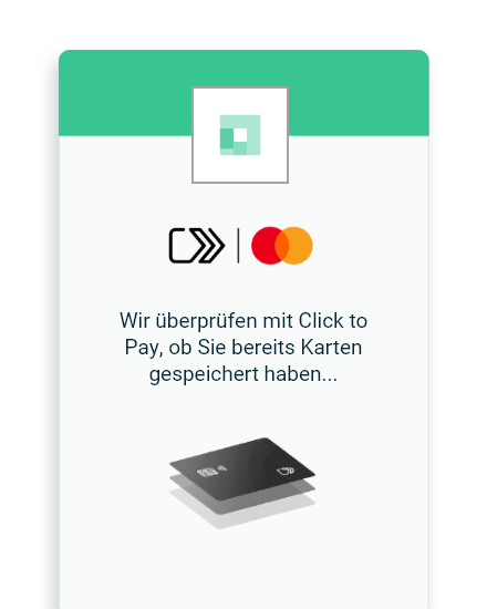 Mastercard Click to Pay - erkannt werden