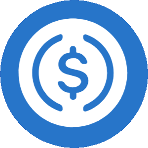 Logo della moneta USDC - Payrexx Utrust