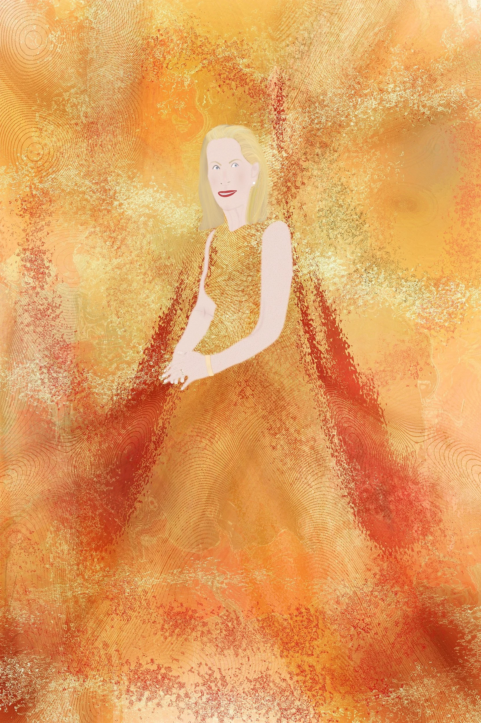 Organic Forms #18 - Elegance - 24" wide x 36" tall