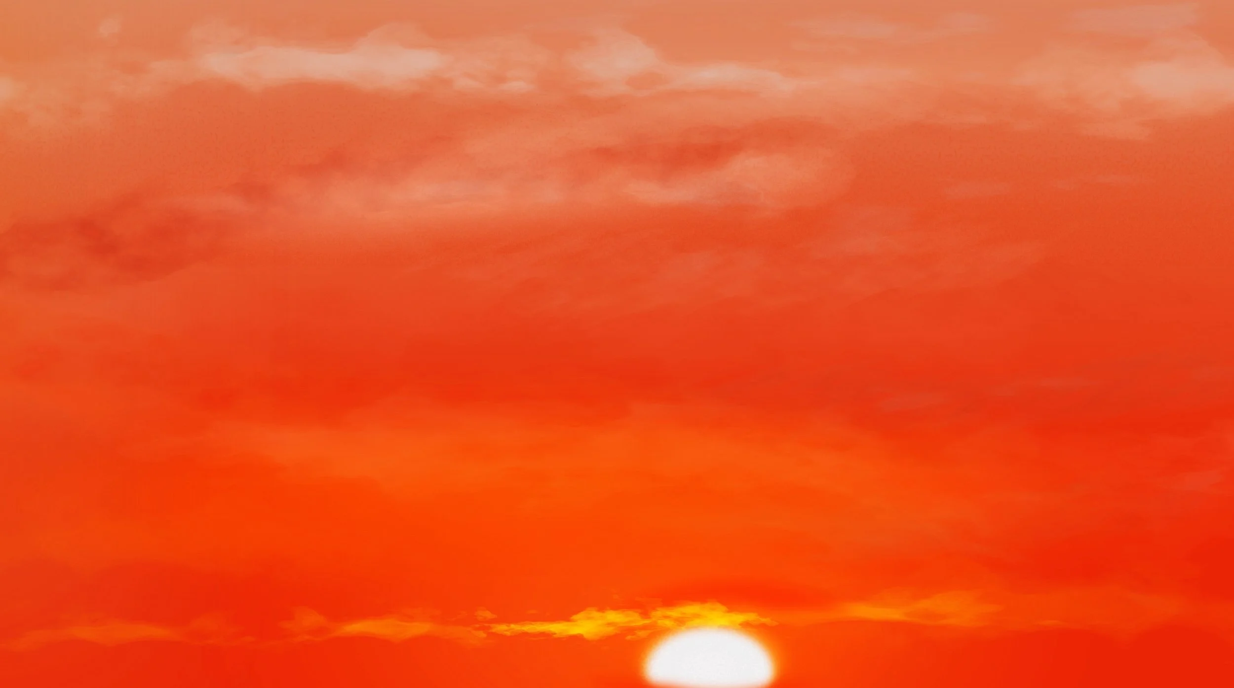 First Sunset - 42" wide x 24" tall