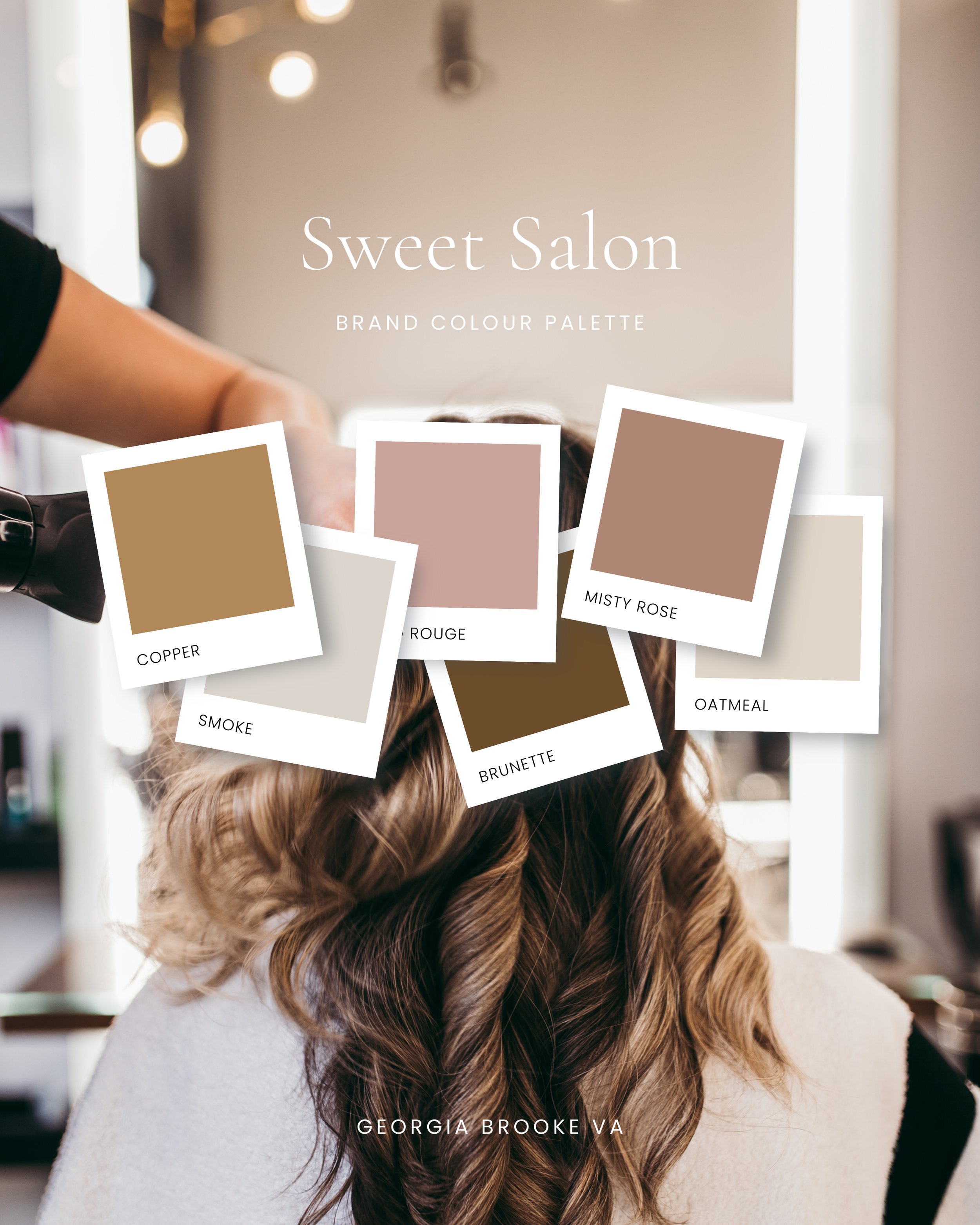 Colour palette service for small business owners and new entrepreneurs, offering high quality, fully custom colour pairings, designed by a brand designer in Western Australia.
