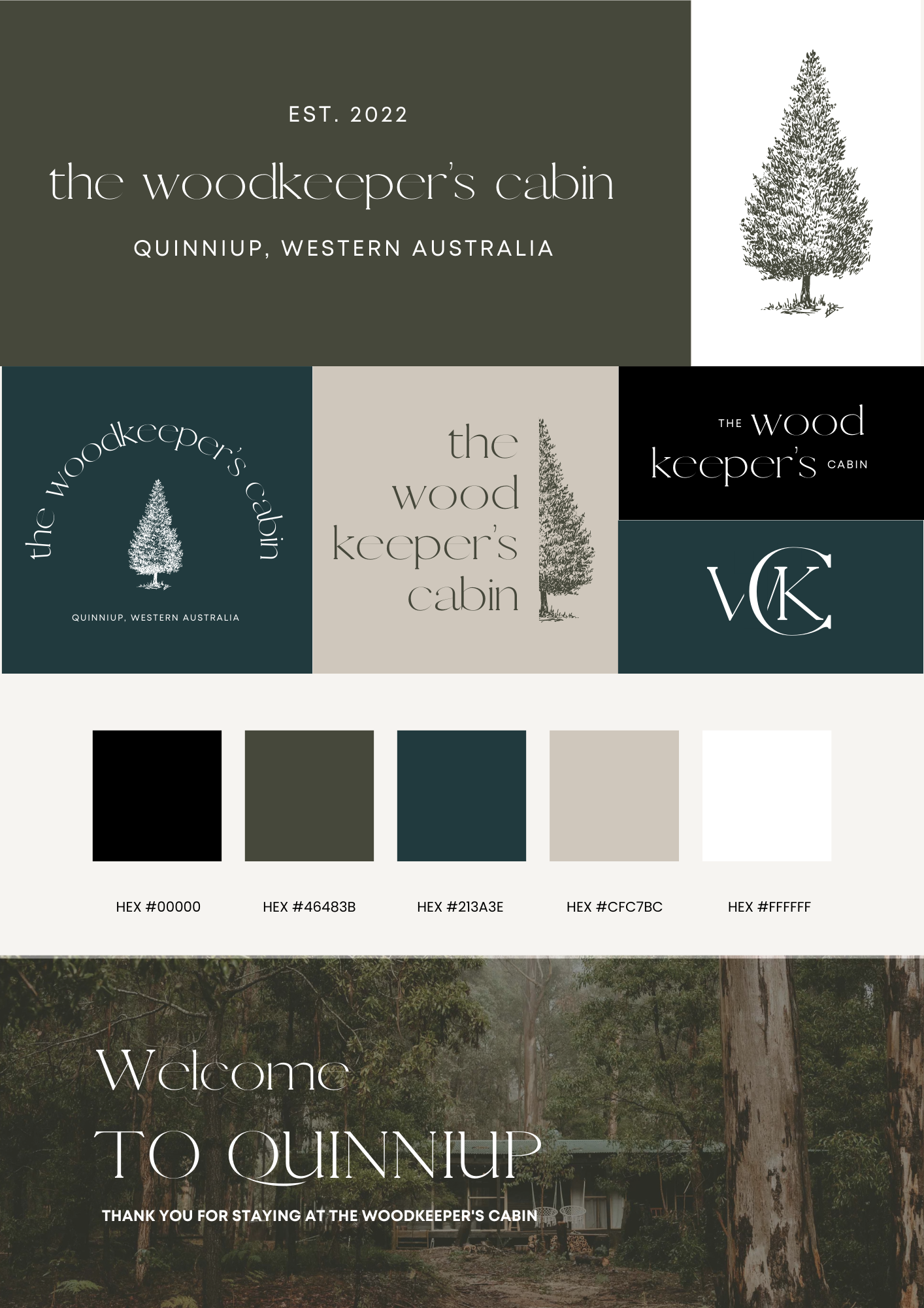 Airbnb brand design, Perth brand designer for short stay accomodation, holiday home branding