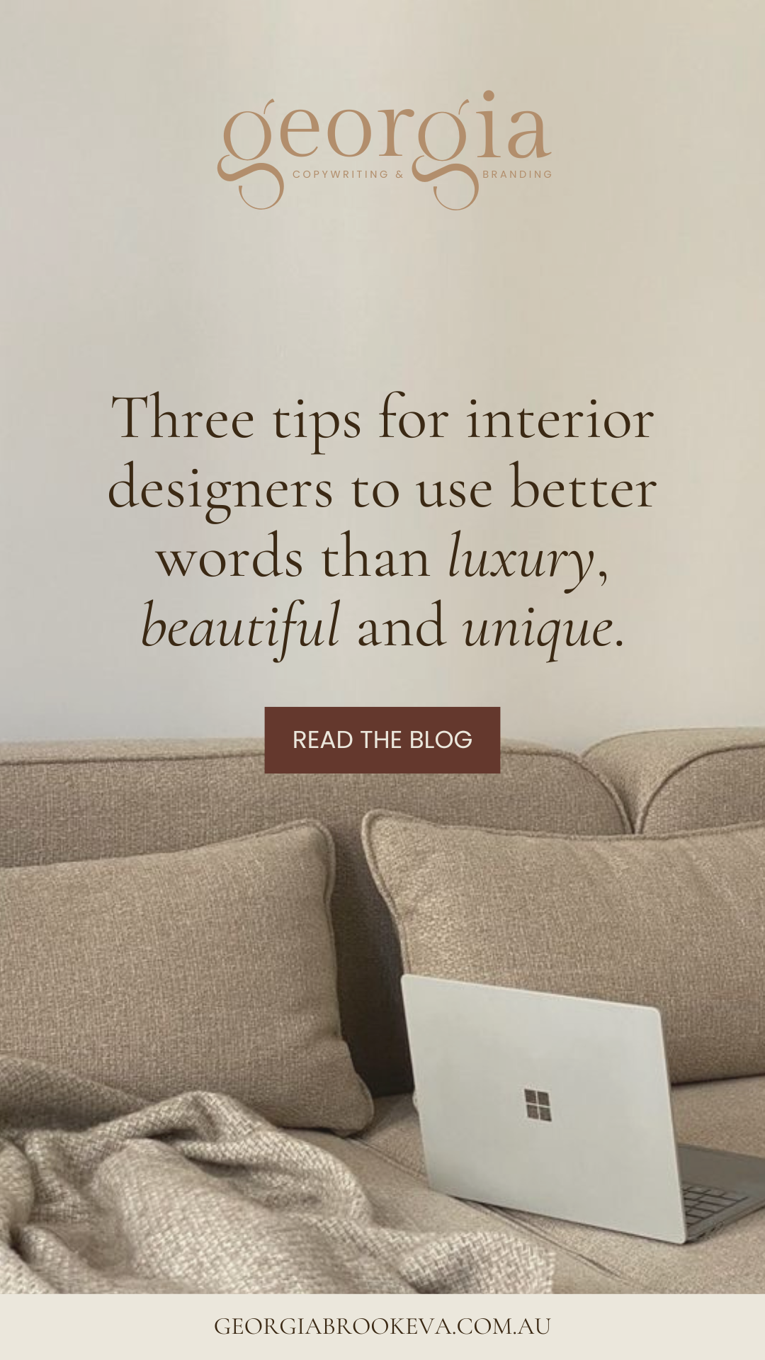 Better words for Interior Designers to use than luxury, beautiful and unique