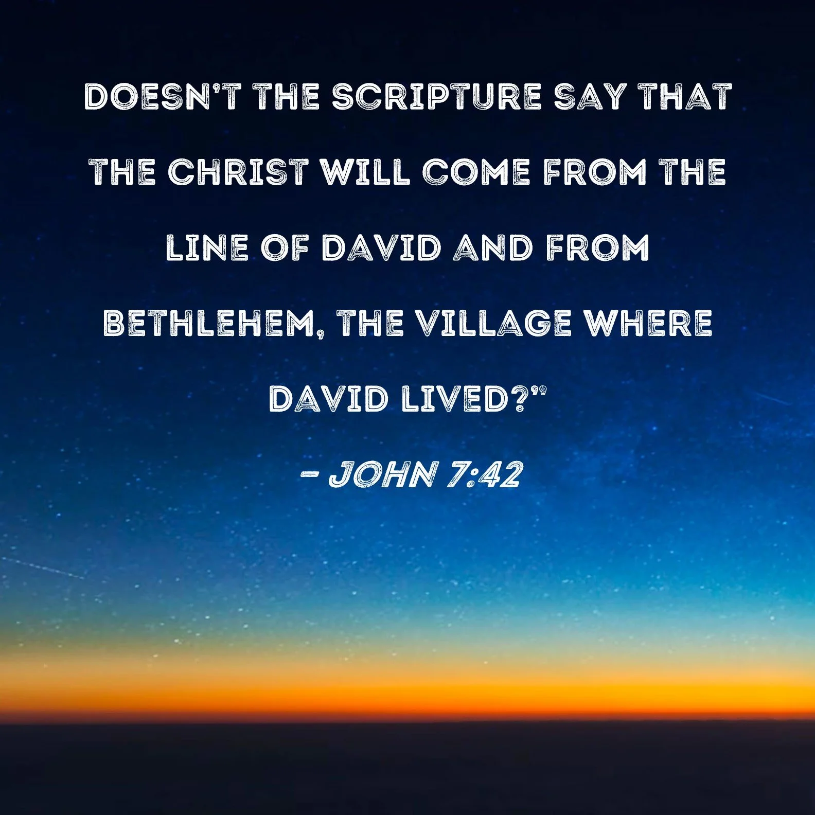The Messiah will be a ‘Son of David’