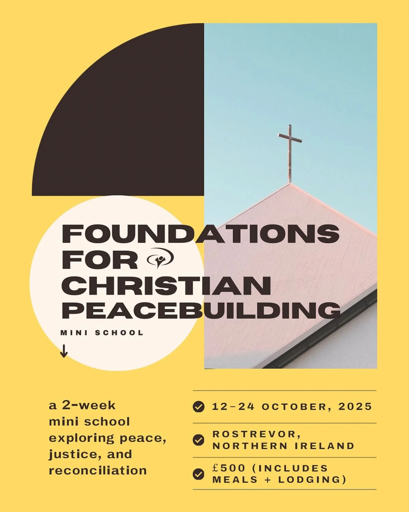 And we go again! Applications are open our next Foundations for Christian Peacebuilding Mini-school. 

What does the gospel have to say to issues like extreme poverty, war, injuistice, and broken relationships? 
What does God&rsquo;s vision of a reco