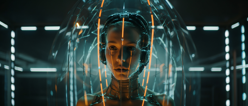 Charluck_a_beautiful_futuristic_female_android_suspended_with_w_74a9b920-839a-464c-82ee-a9f6b1336d7a.png