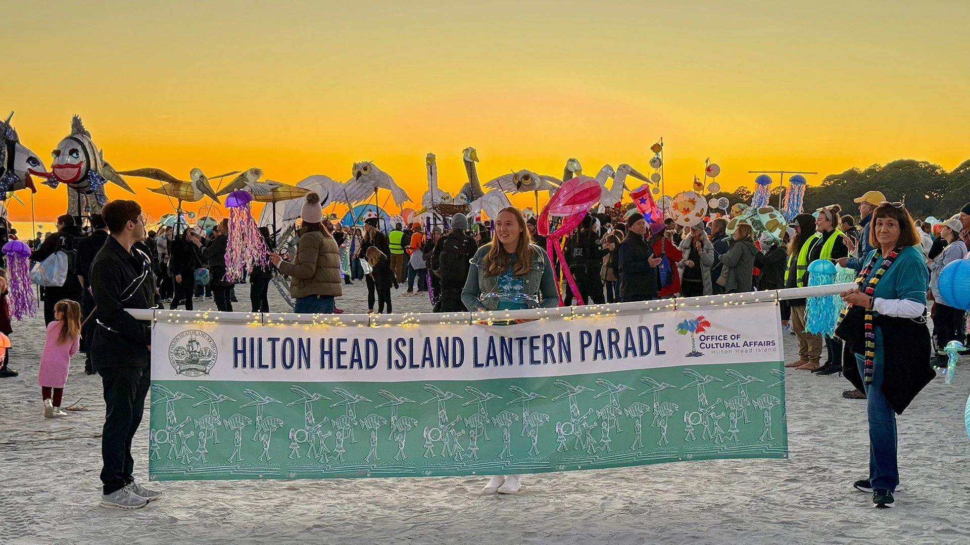 Hilton Head Lantern Parade-Turtle Trackers Participating
