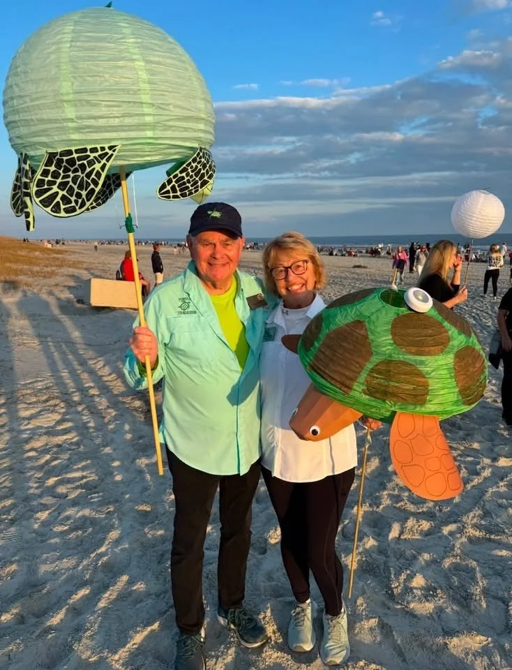 A beautiful night for the Hilton Head Lantern Parade ~ Thanks to all the Turtle Trackers who came and walked the parade route with us! #hiltonheadlanternparade