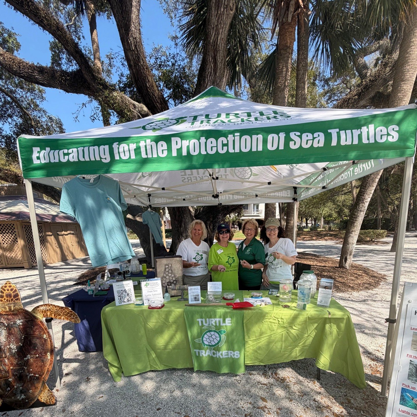 Turtle Trackers had a learning station at the Harbour Town Spring Fest today! Beautiful day at a wonderful event!