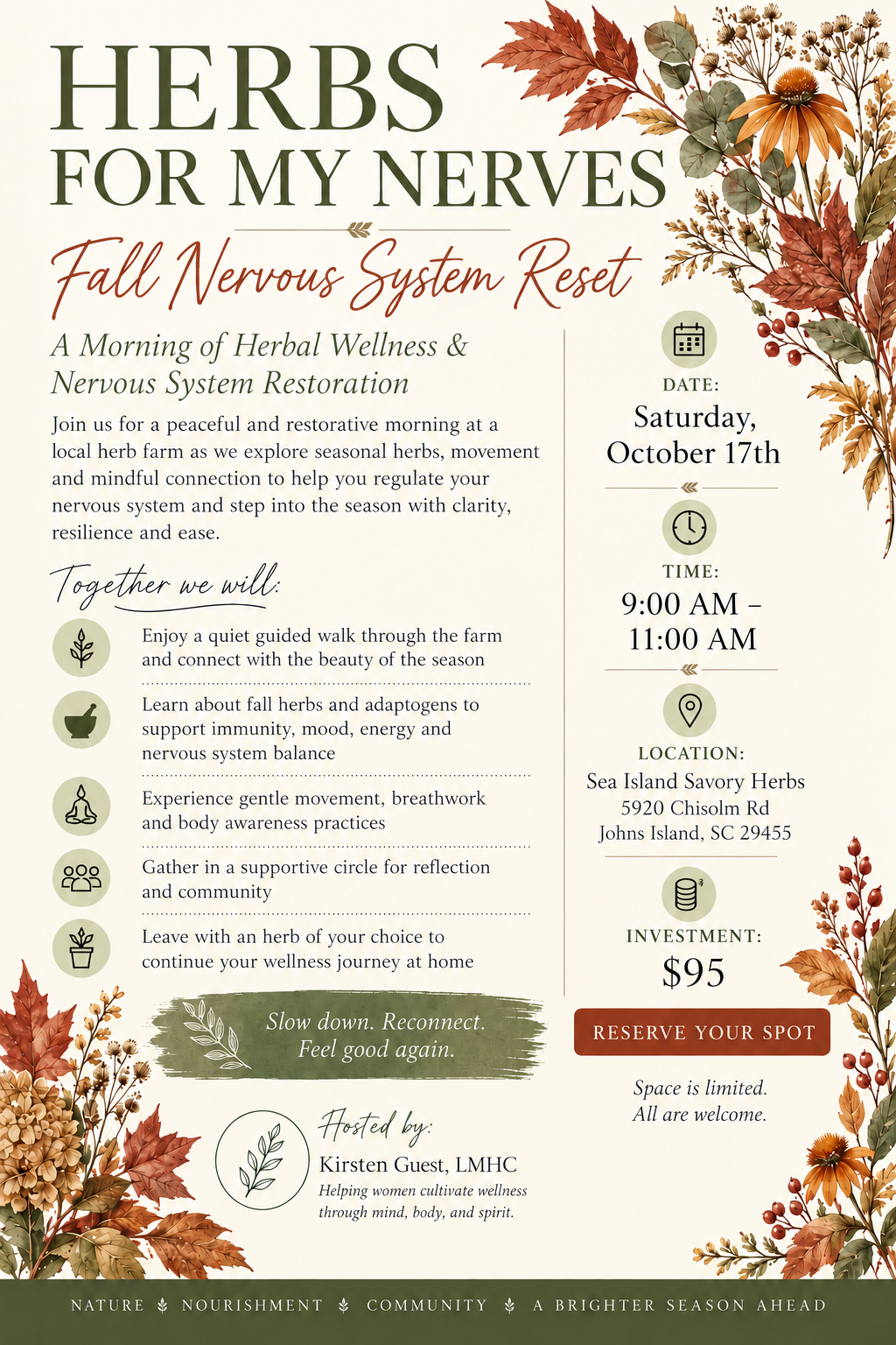 Herbs for My Nerves: Fall Nervous System Reset