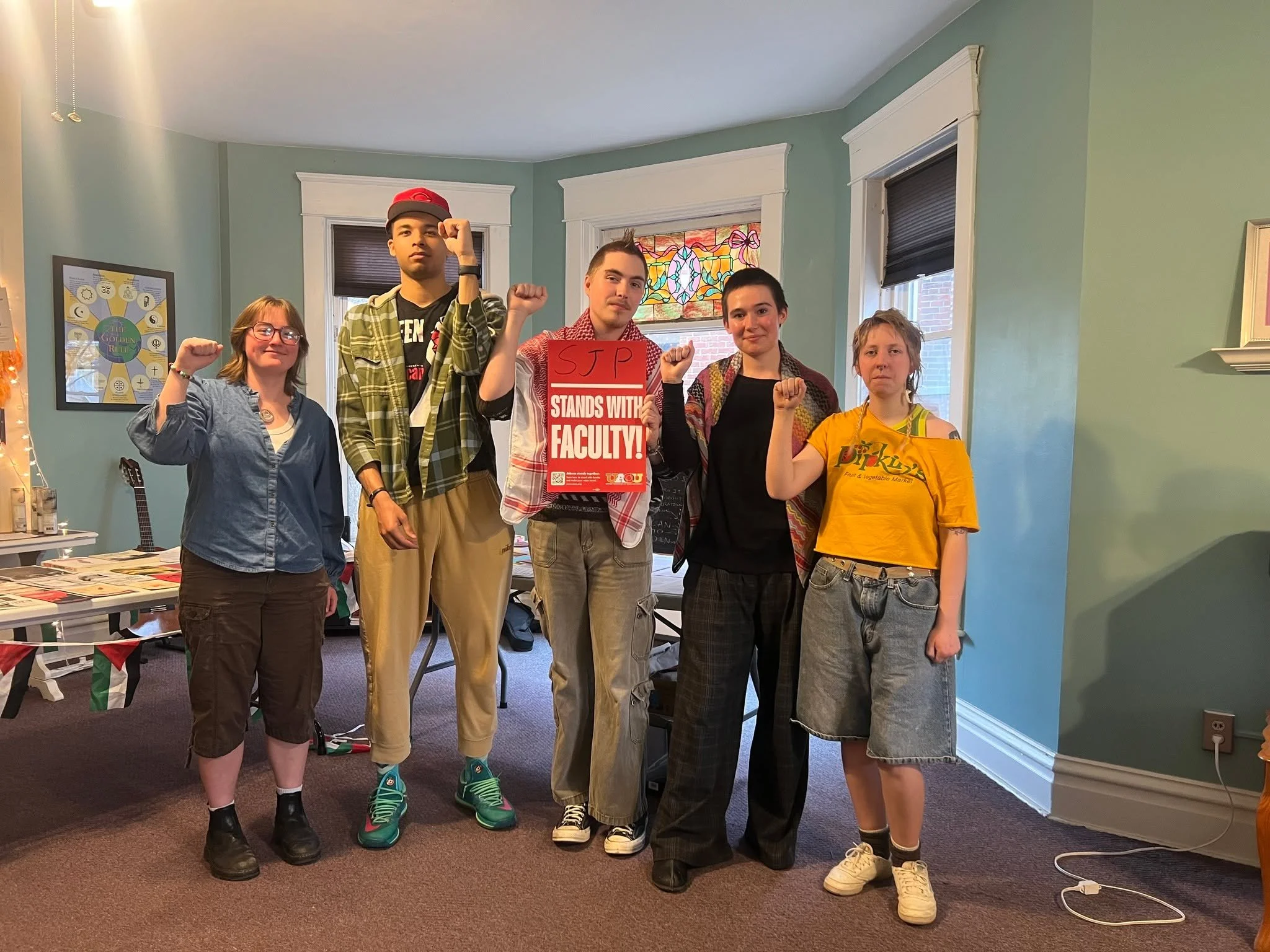 Students for Justice in Palestine are standing with Ohio University faculty! This support reflects a shared commitment to dignity, fairness, and being heard.

If your business or organization stands with faculty, join the campaign:
www.uaou.org/commu