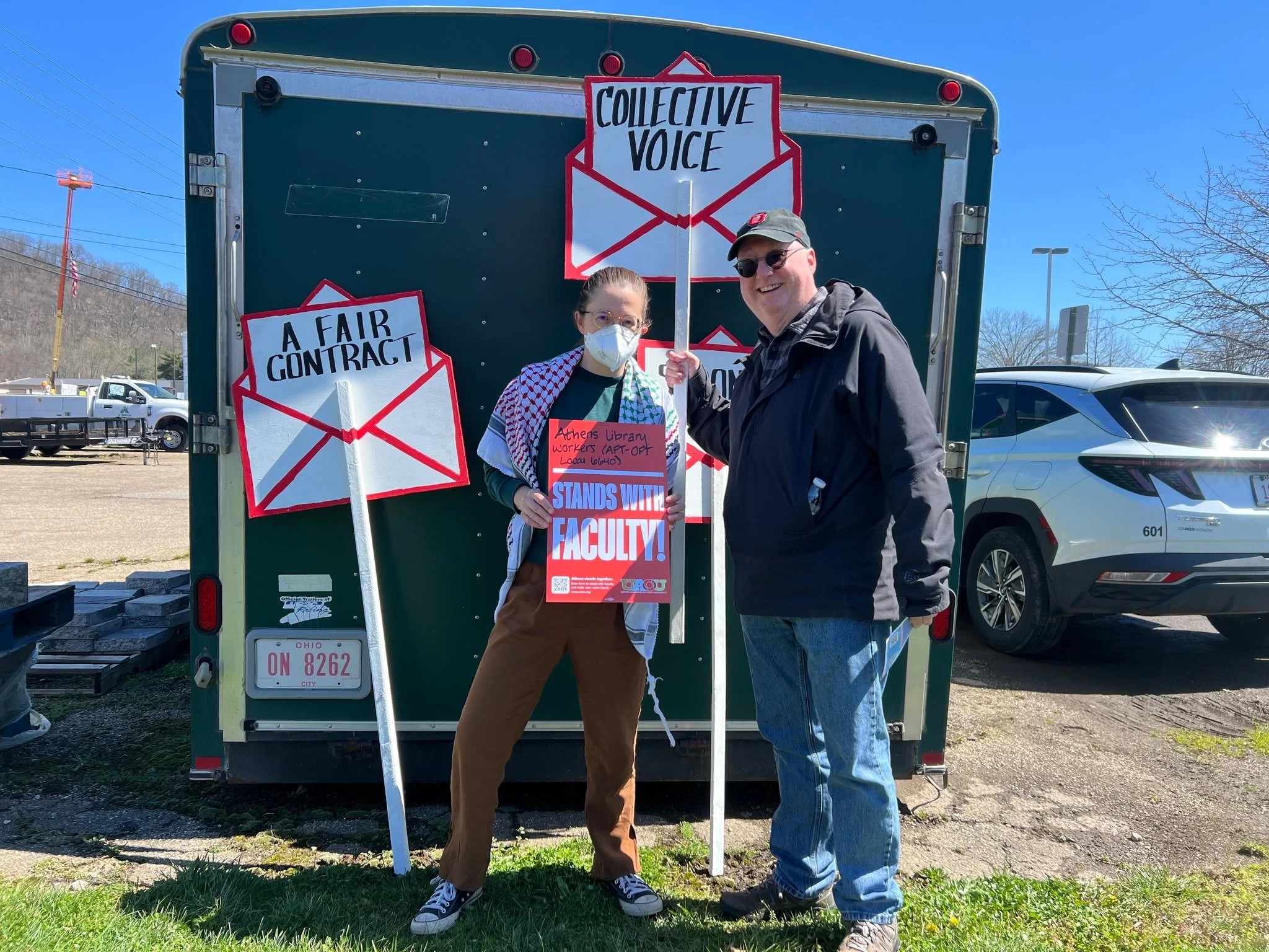 We appreciate the Athens Library AFT-OFT Local 6640 workers for standing with faculty!

If you&rsquo;ve been in a union, you recognize what&rsquo;s happening. The delays aren&rsquo;t random. They're following a playbook: delay the process, rely on pe