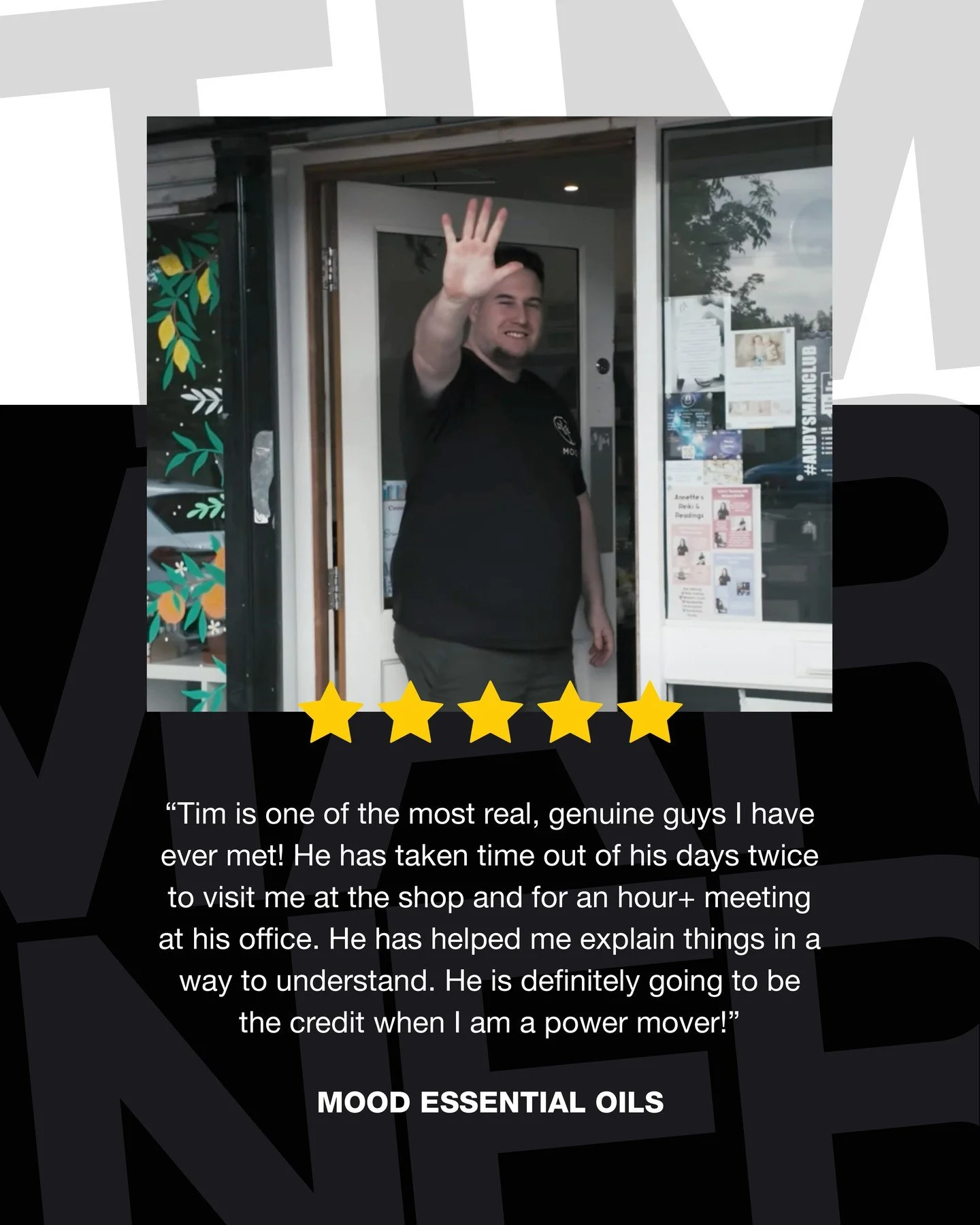 Thank you so much for your lovely review! We&rsquo;re thrilled to hear that your time with Tim was valuable and that the advice made a real difference. Looking forward to seeing where your journey takes you next!

#ClientReview #Brand #PowerHour #Bra