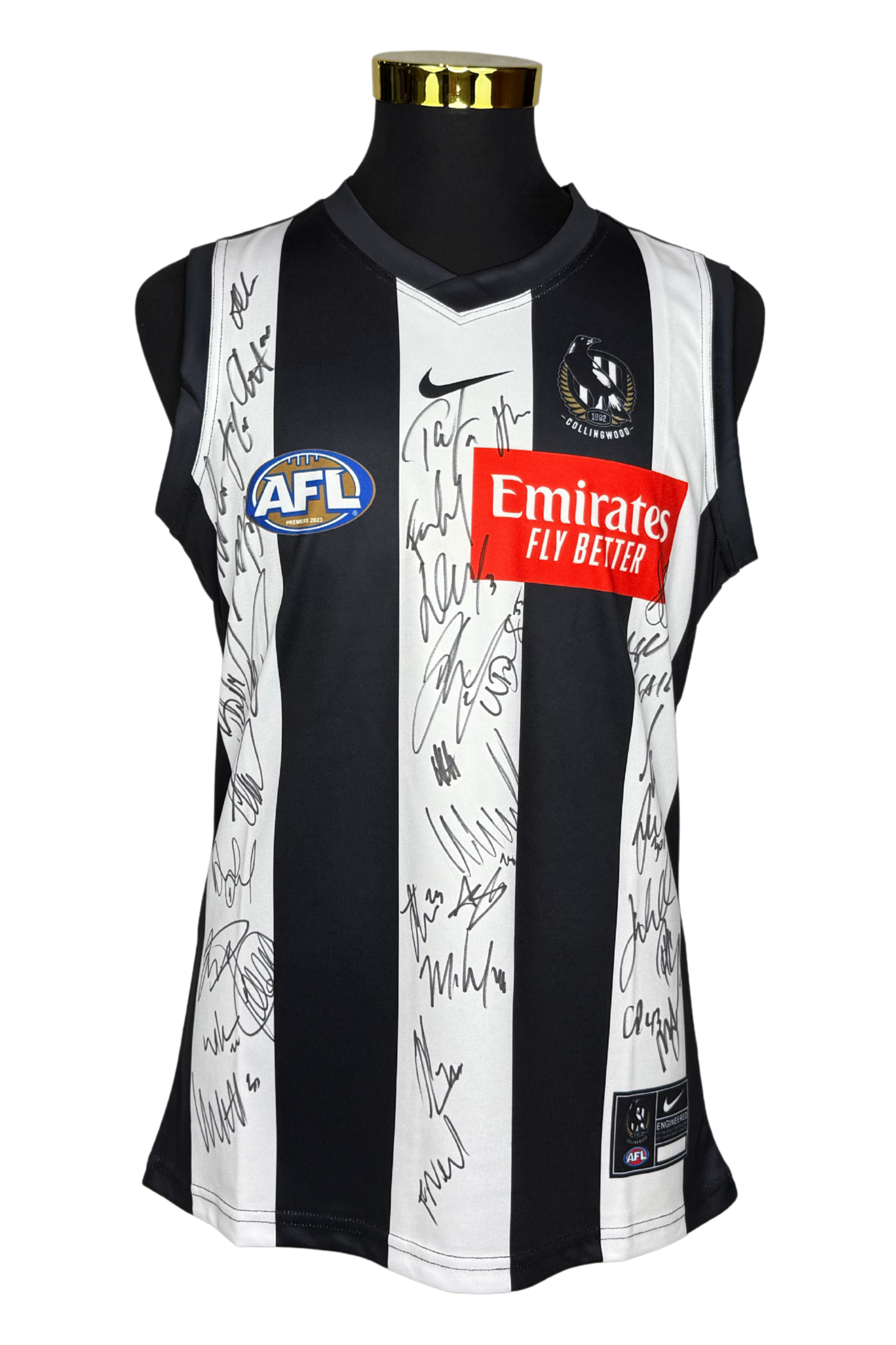 SIGNED Collingwood Magpies Jersey - Premiership Team