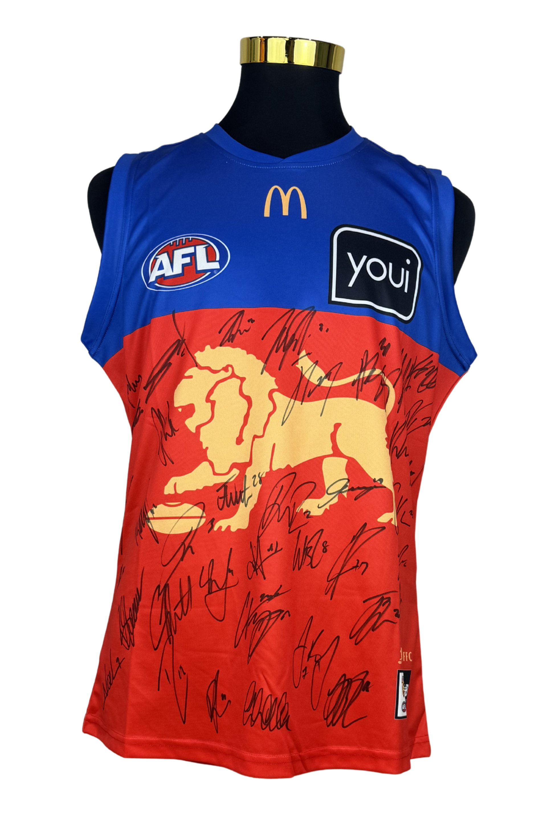SIGNED Brisbane Lions Jersey - Premiership Team
