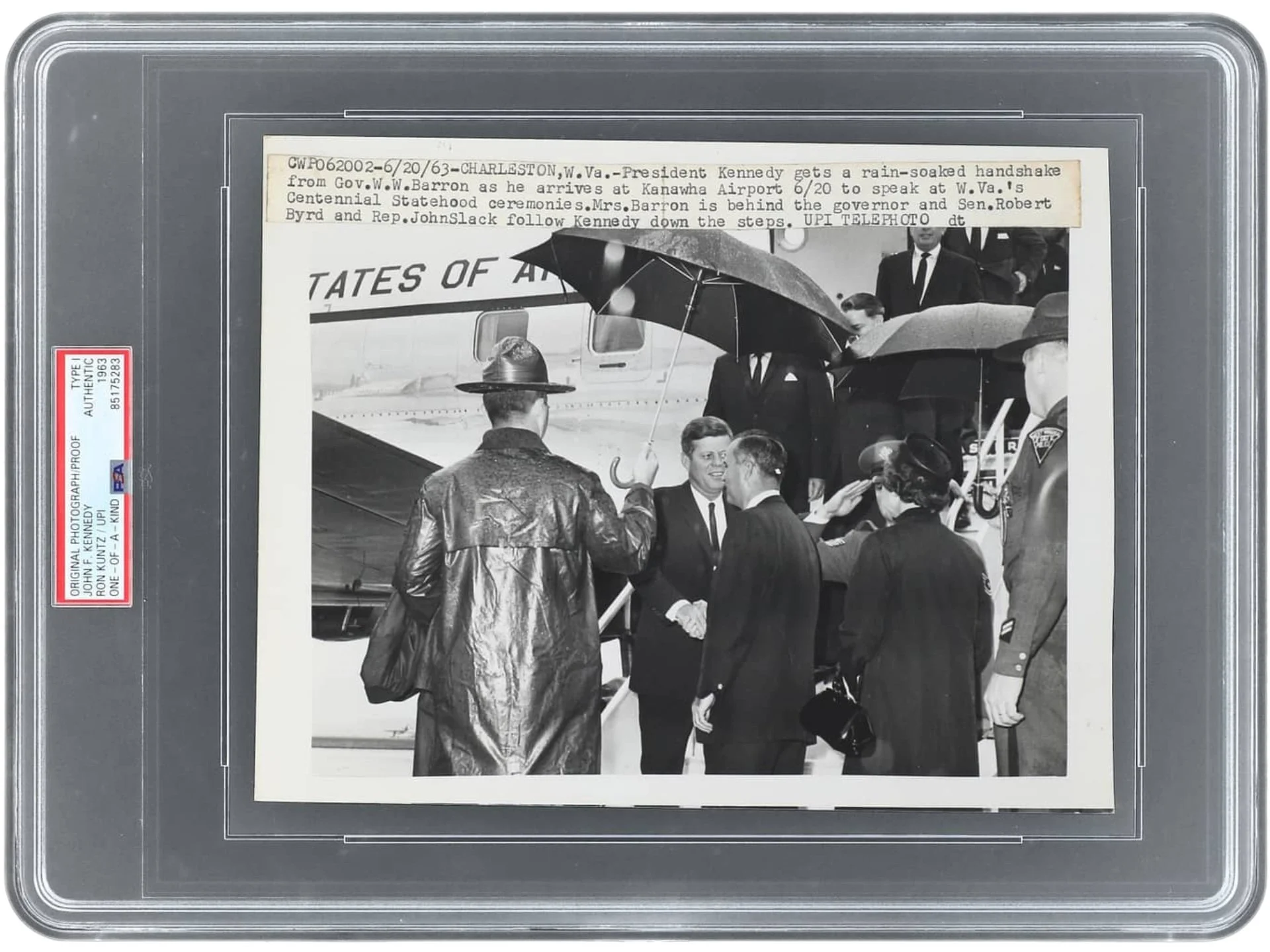 TYPE 1 1963 John F. Kennedy - Original Photo by Ron Kuntz