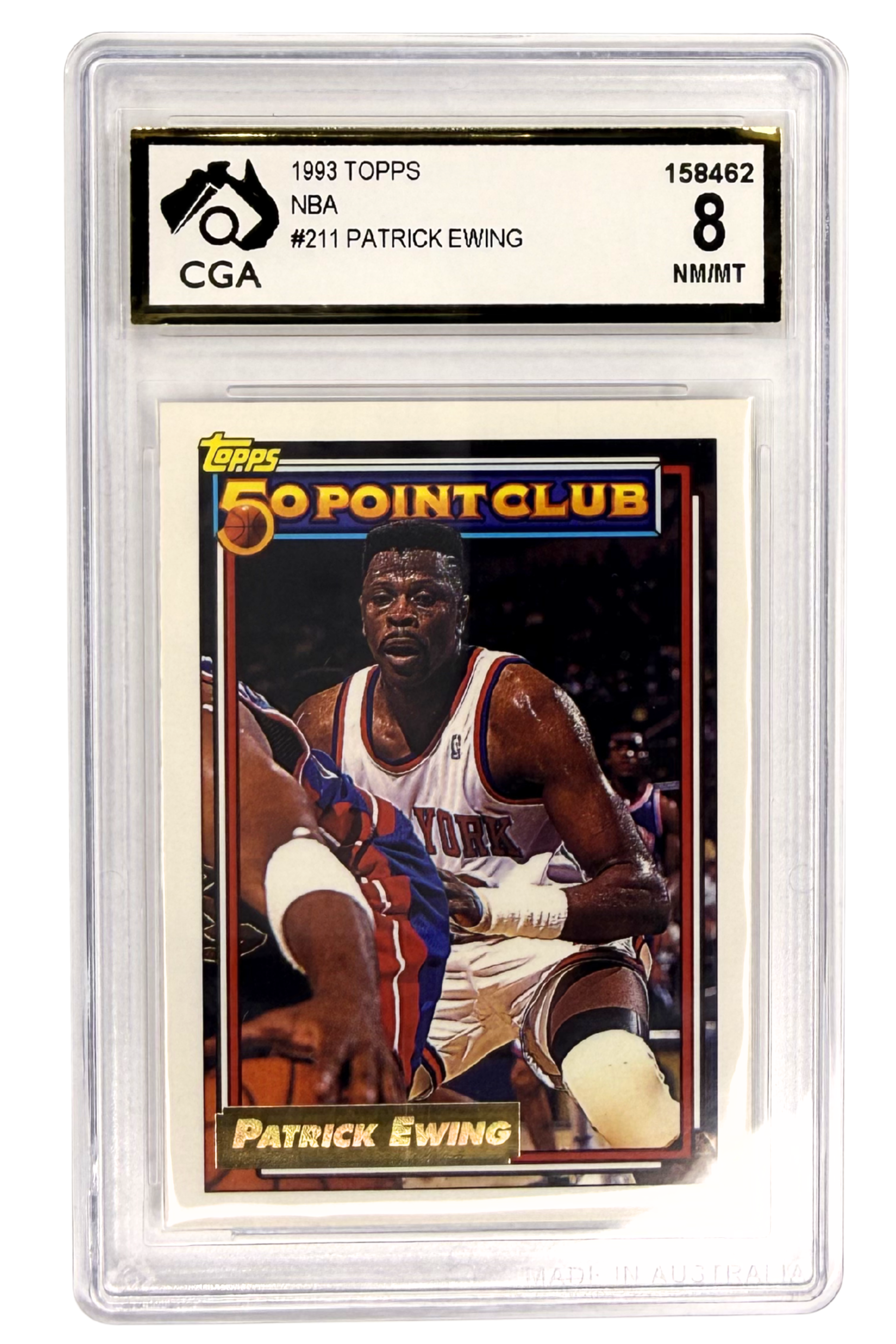 GRADED 8.0 Patrick Ewing - 1993 Topps #211