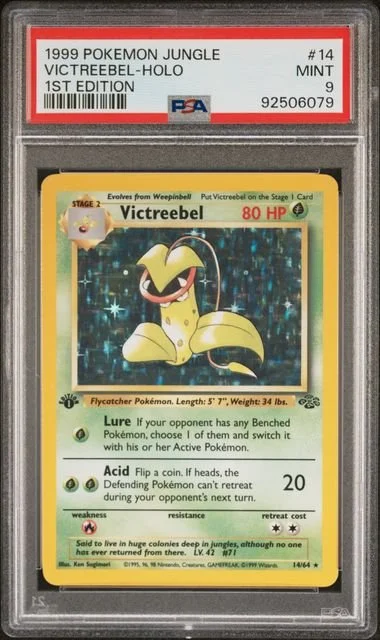GRADED 9.0 HOLO Victreebel - Jungle #14 of #64