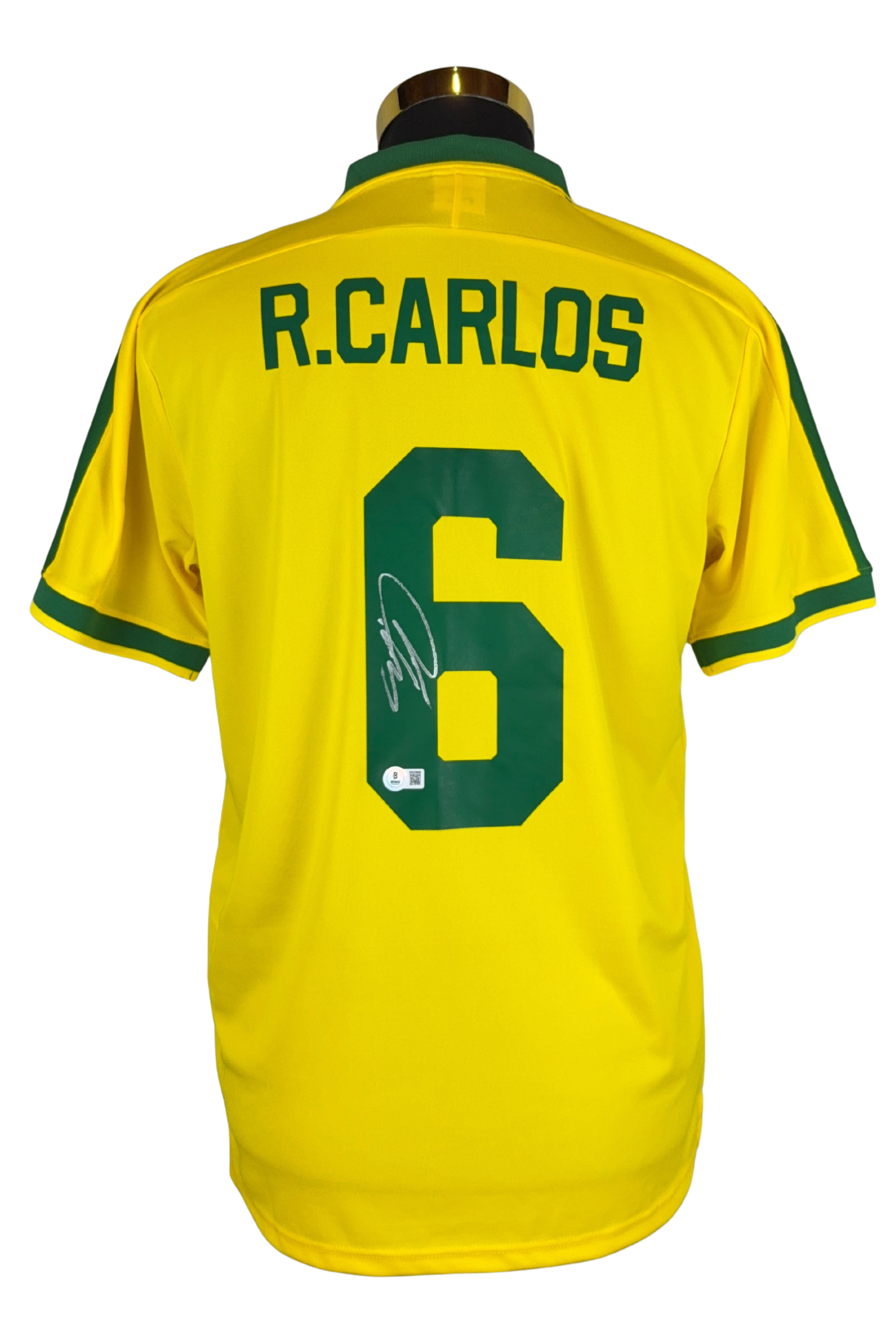 SIGNED Roberto Carlos - Brazil National Team Jersey