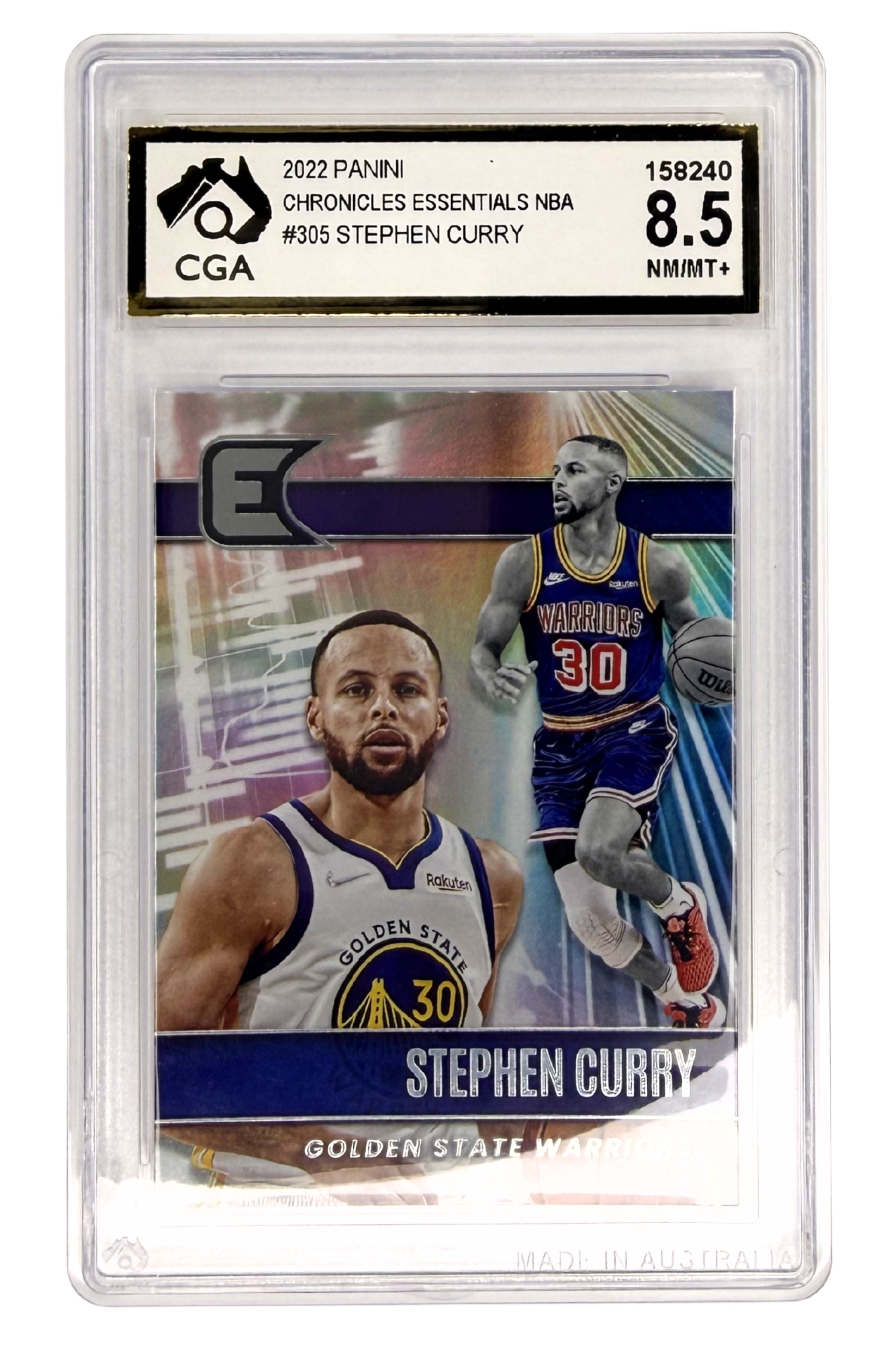 GRADED 8.5 Stephen Curry - 2022 Panini Chronicles Essentials #305