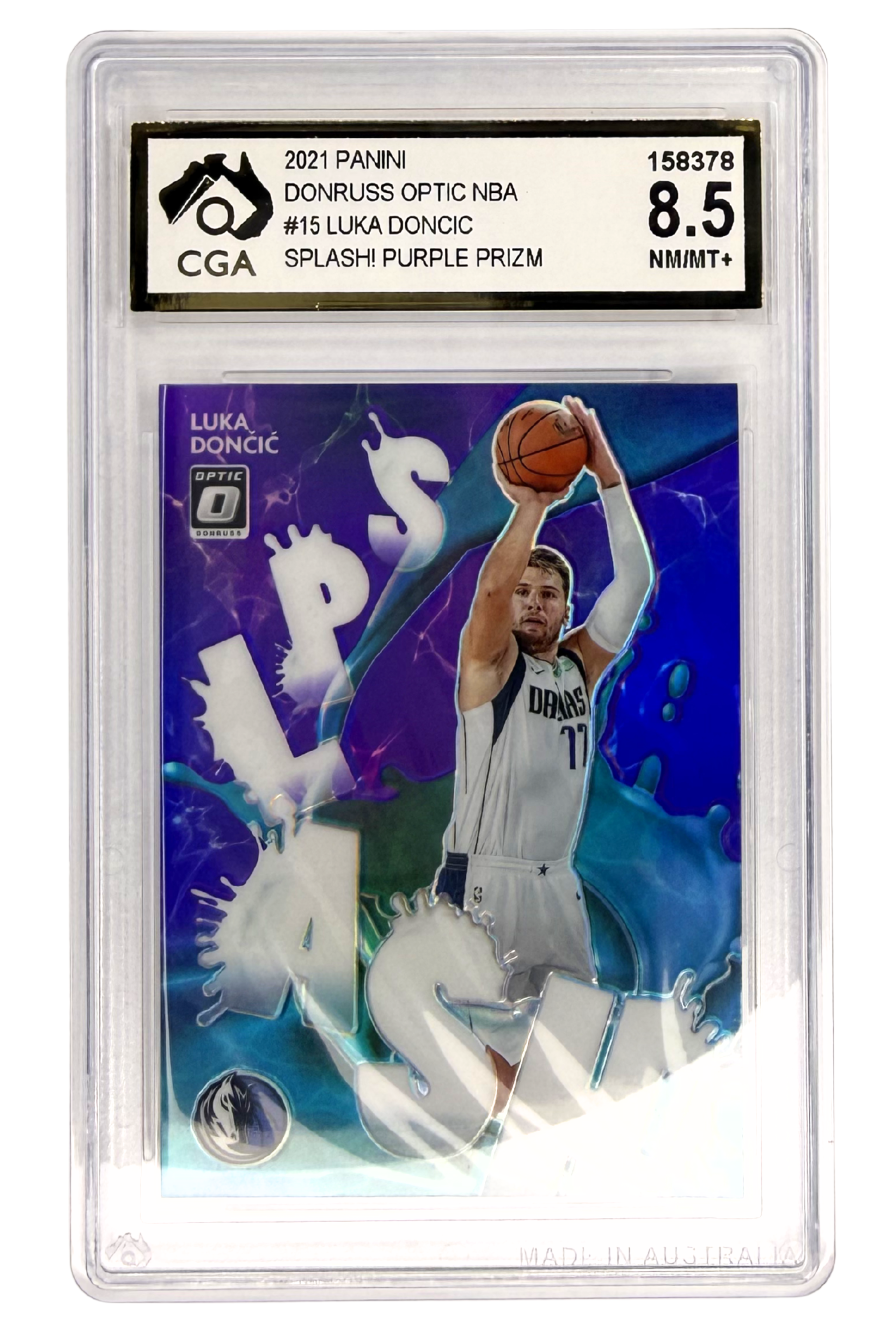 GRADED 8.5 Luka Dončić - 2021 Panini Donruss Optic #15