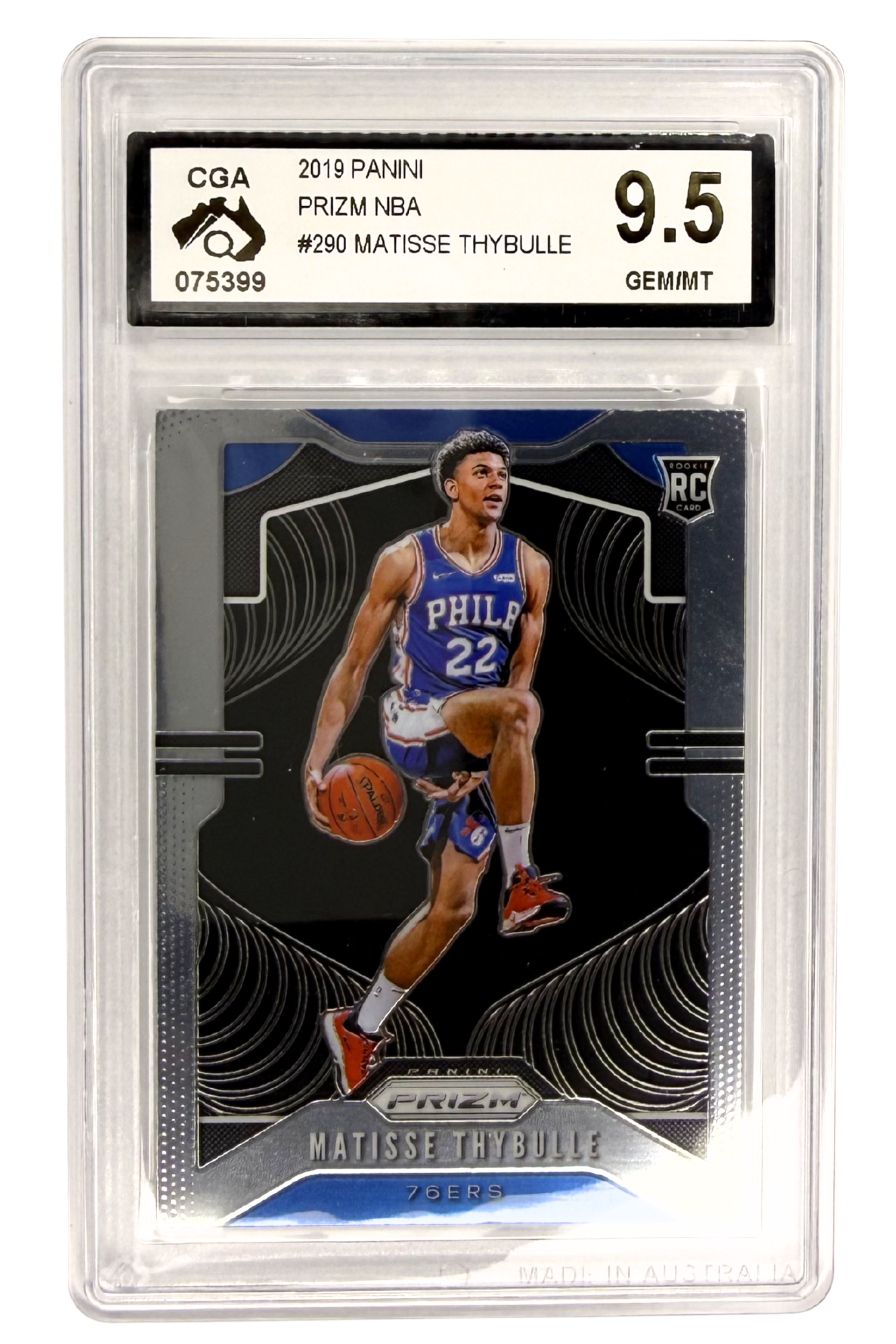 GRADED 9.5 Matisse Thybulle - 2019 Panini Prizm #290