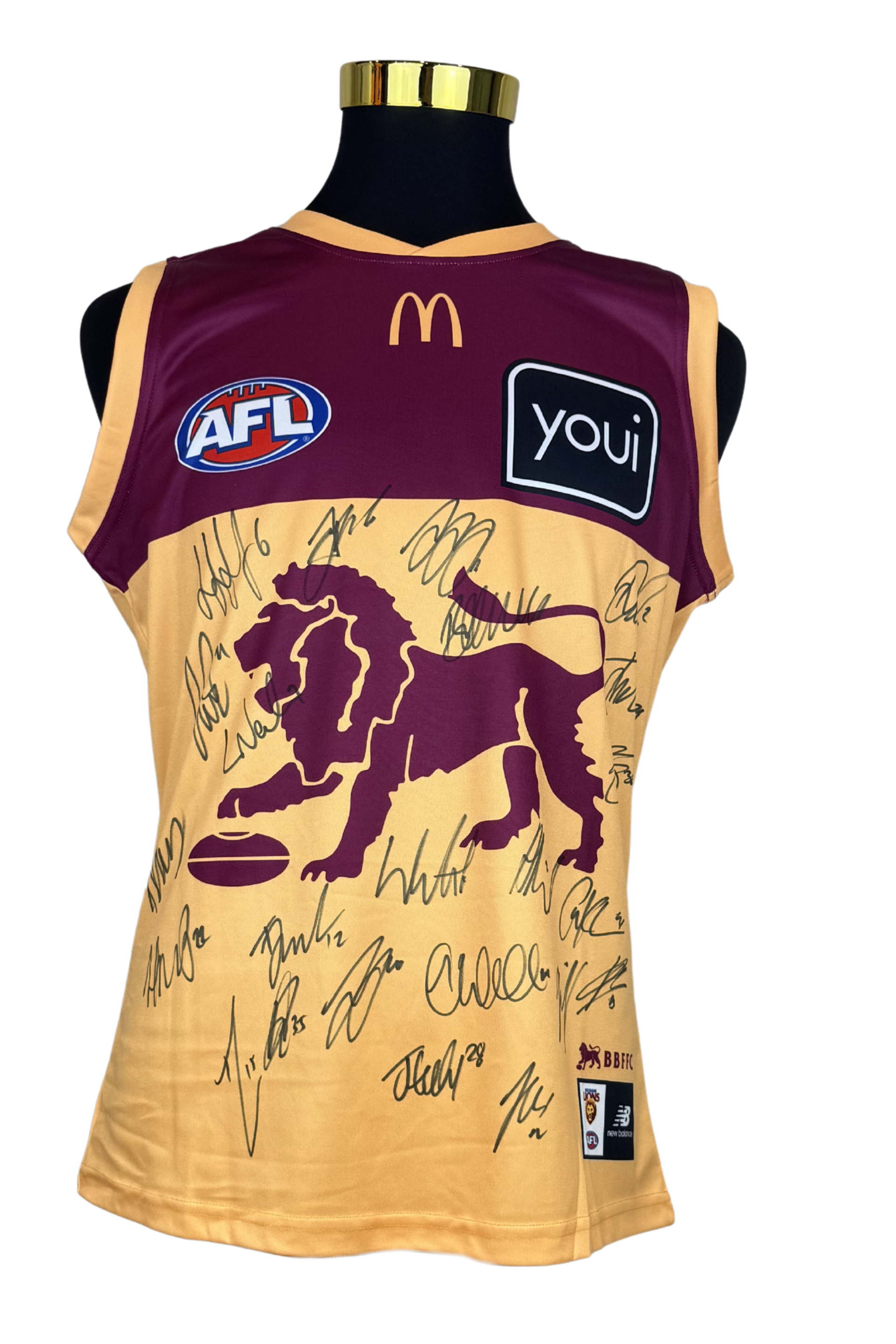 SIGNED Brisbane Lions Jersey - Premiership Team