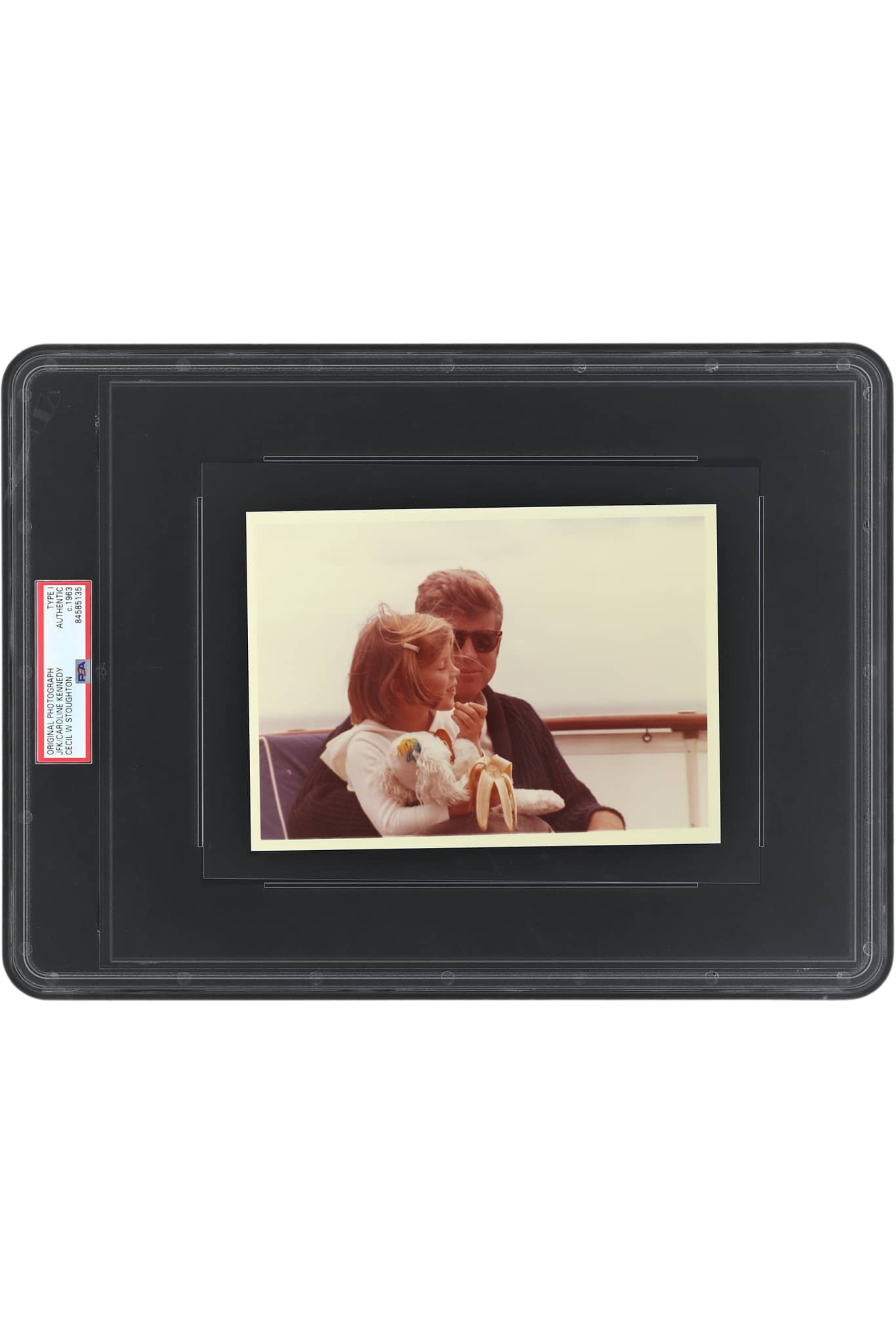 TYPE 1 1963 John F. Kennedy, Caroline Kennedy - Original Photo by White House Photographer Cecil Stoughton