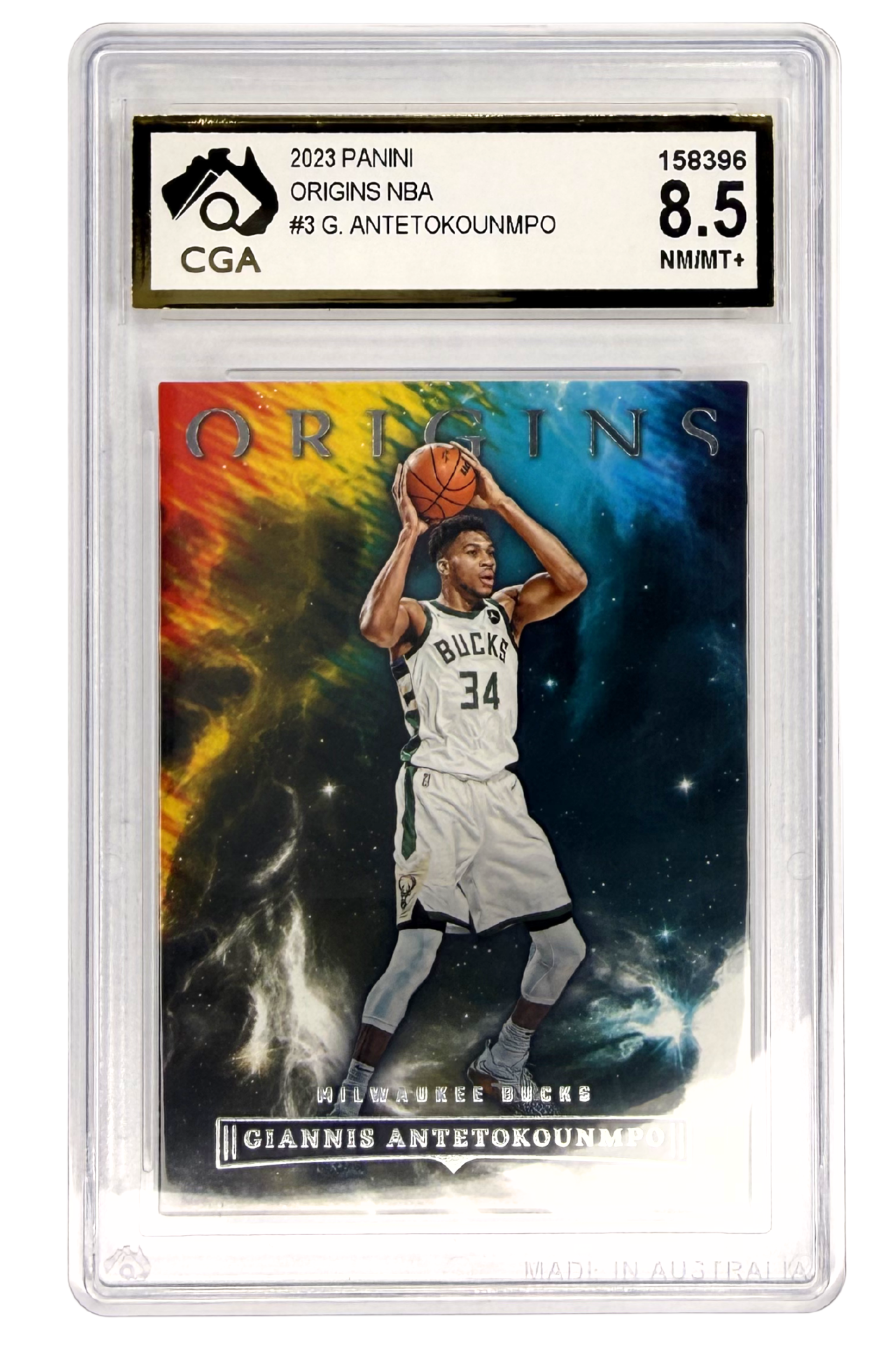 GRADED 8.5 Giannis Antetokounmpo - 2023 Panini Origins #3