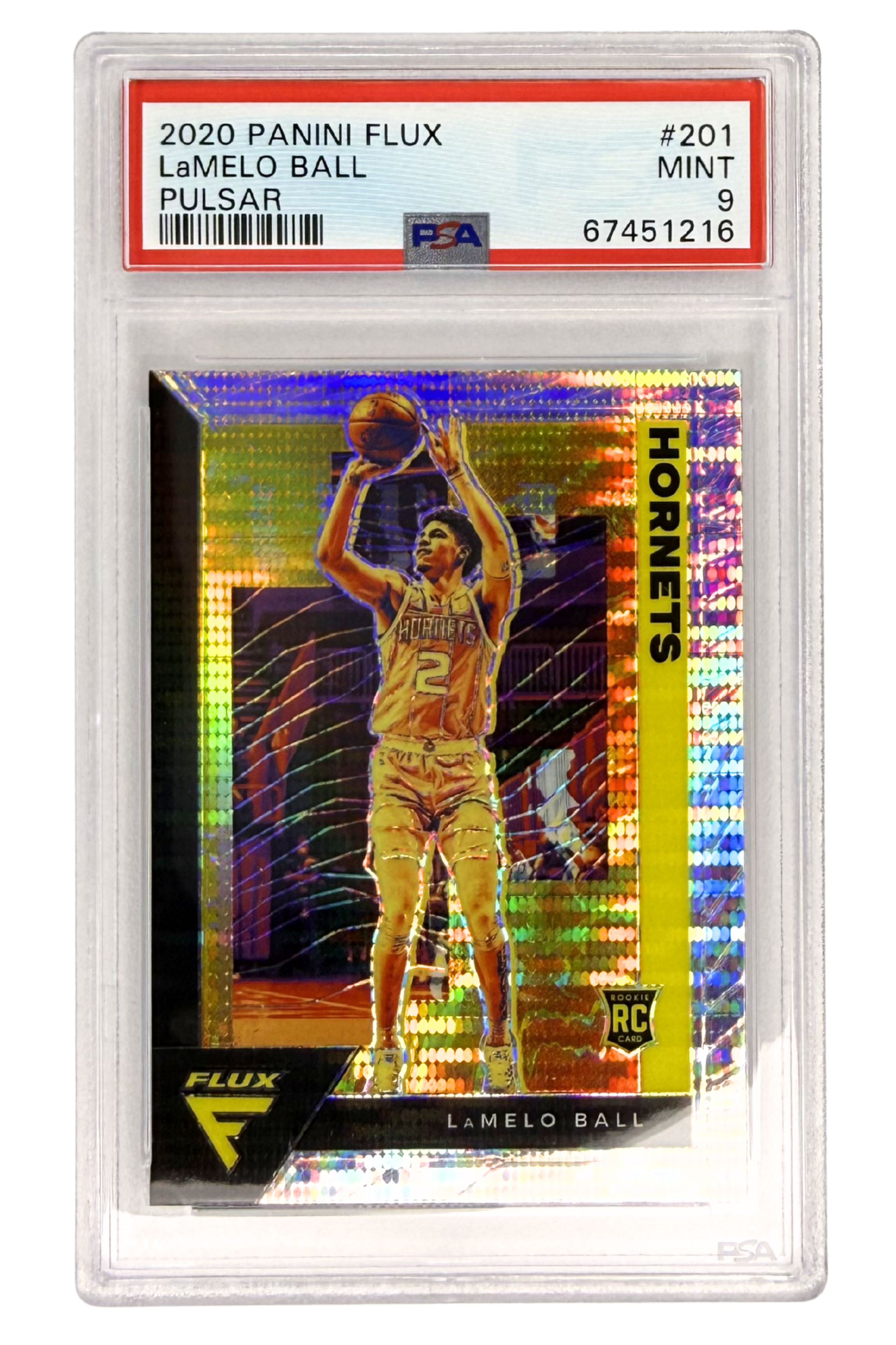 GRADED 9.0 LaMelo Ball - 2020 Panini Flux #201