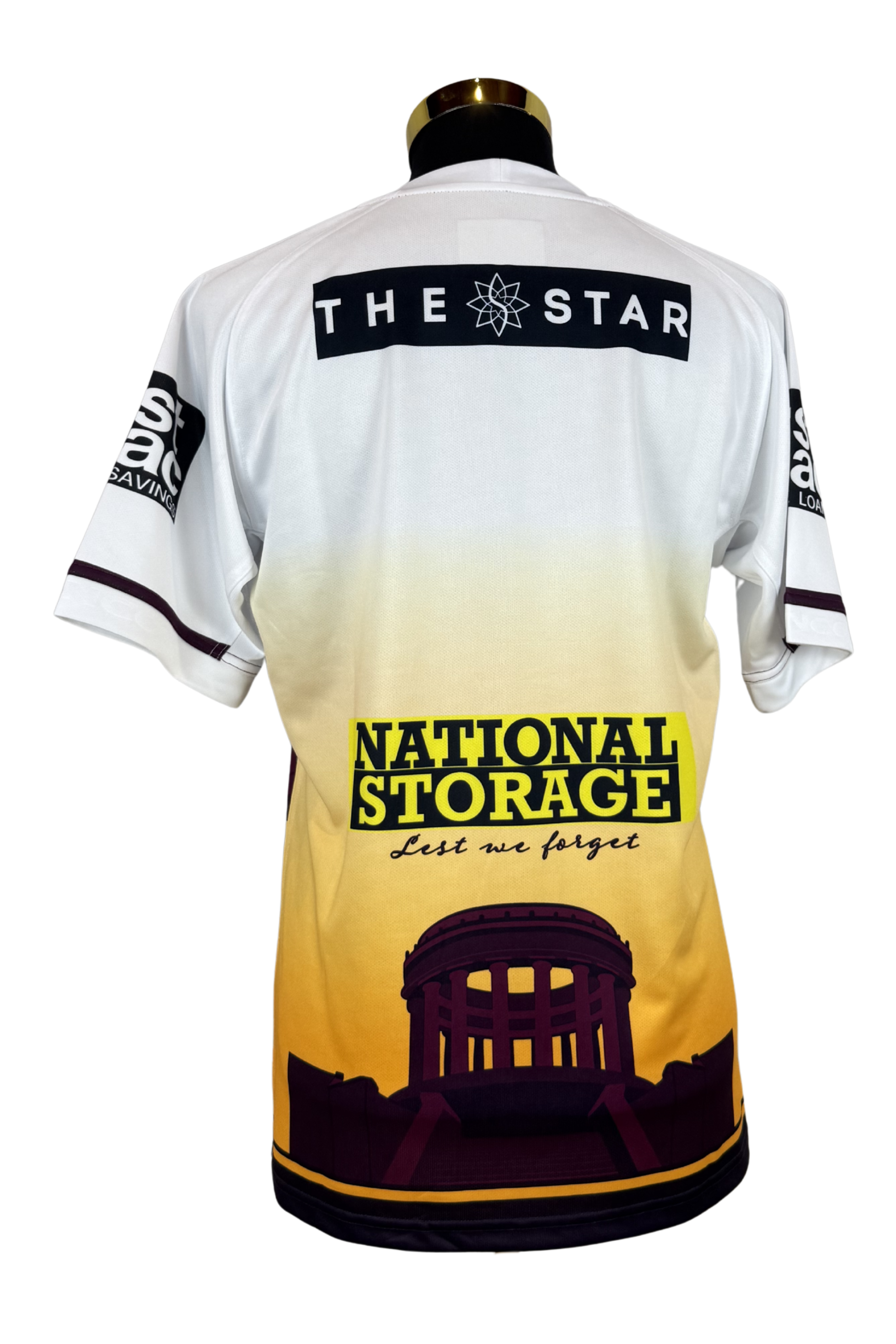 Back of Brisbane Broncos Premiership Team signed NRL jersey