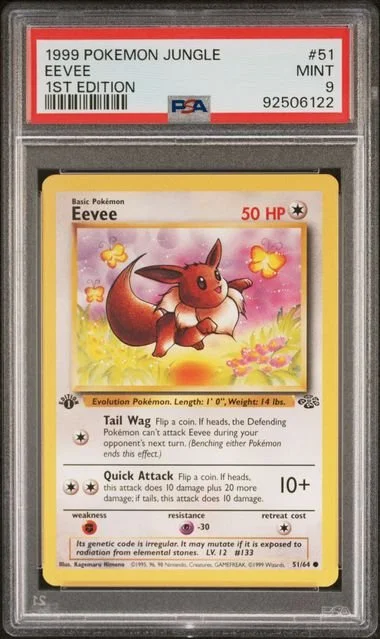 GRADED 9.0 Eevee - Jungle #51 of #64
