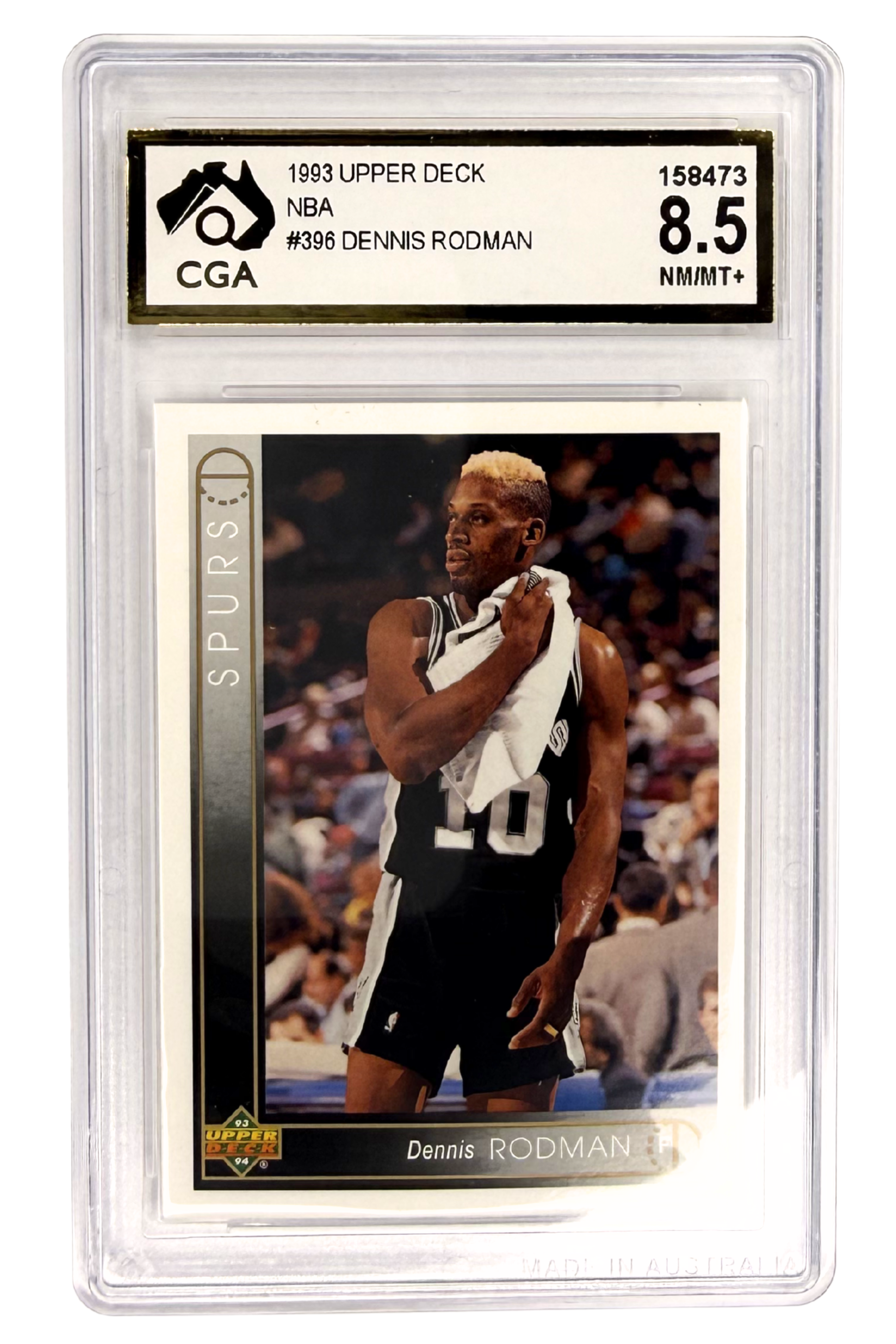 GRADED 8.5 Dennis Rodman - 1993 Upper Deck #396