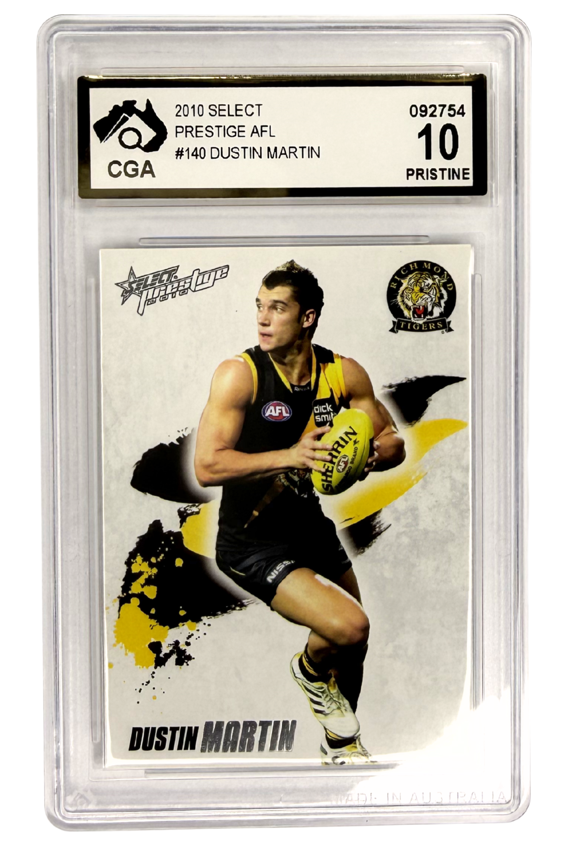 GRADED 10 Dustin Martin - 2010 Select Prestige #140