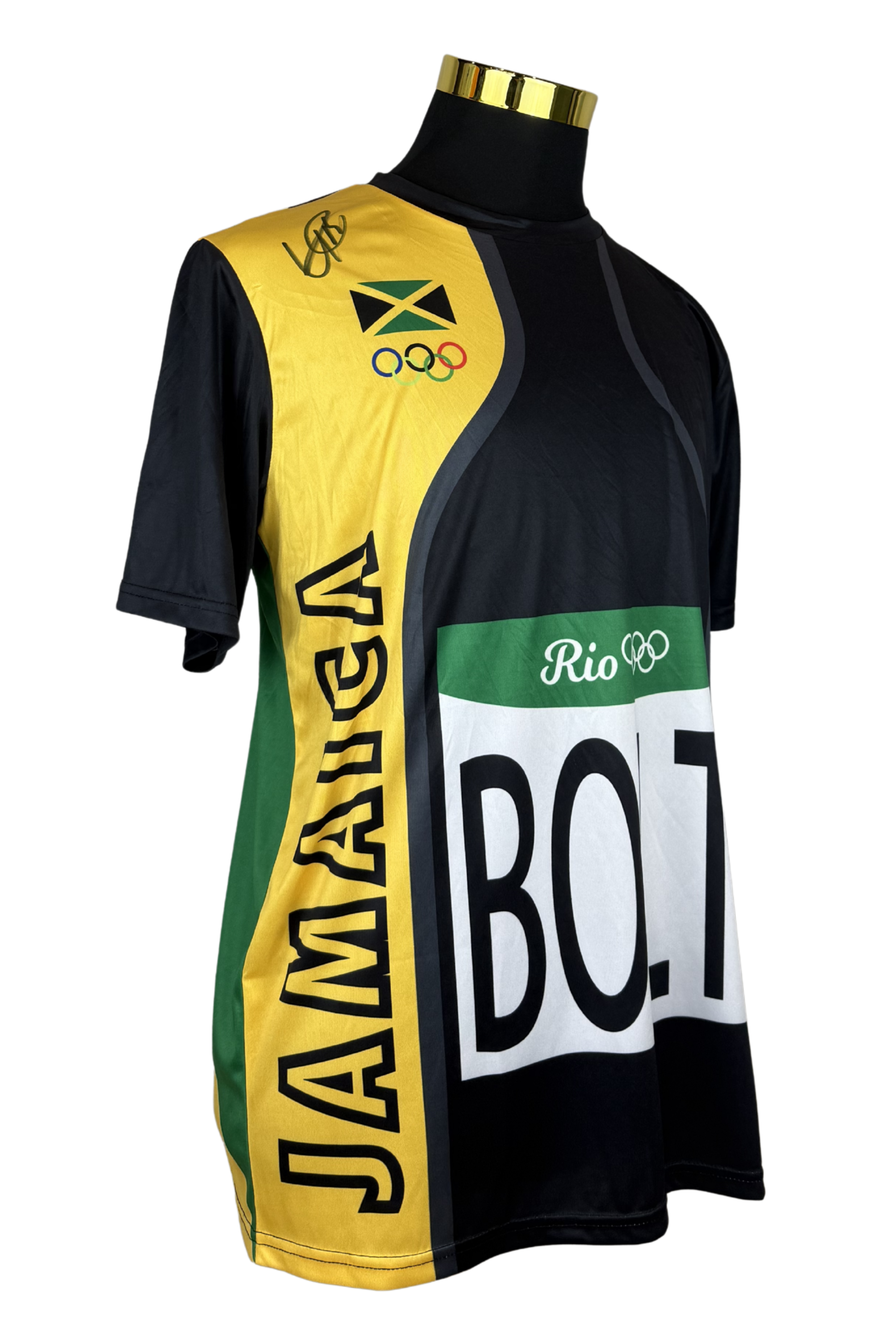 SIGNED Usain Bolt - Jamaica Track Jersey
