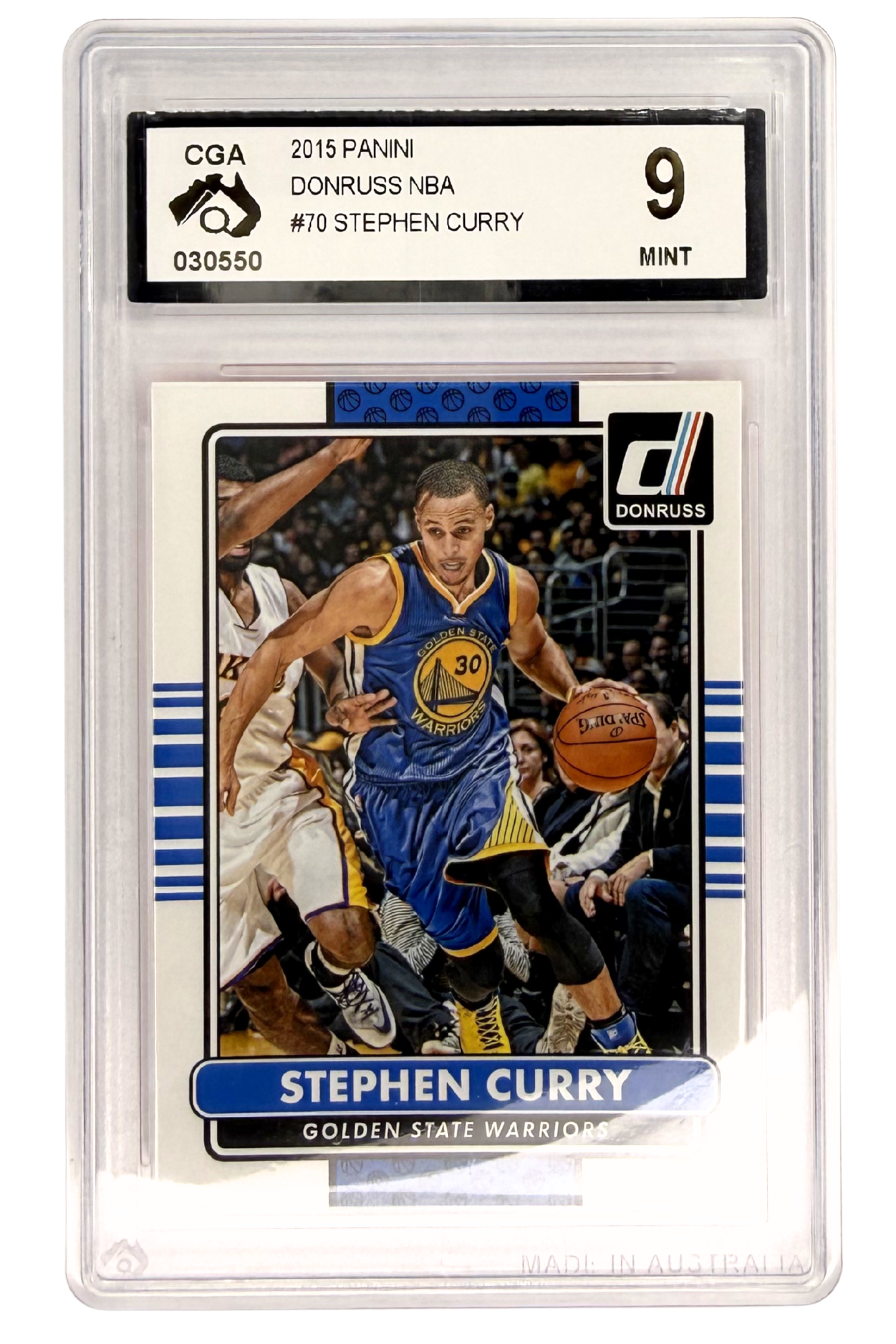GRADED 9.0 Stephen Curry - 2015 Panini Donruss #70