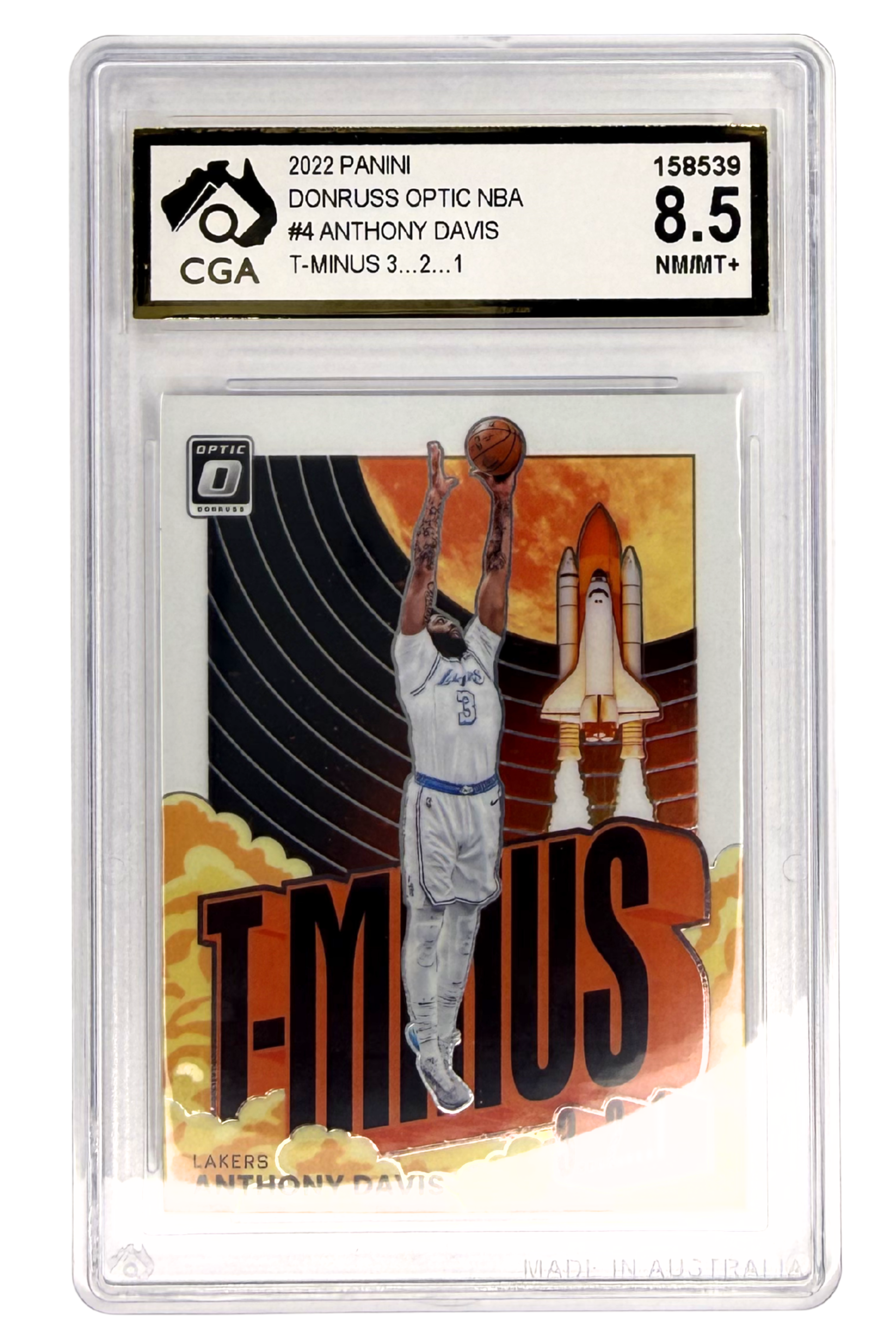 GRADED 8.5 Anthony Davis - 2022 Panini Donruss Optic #4