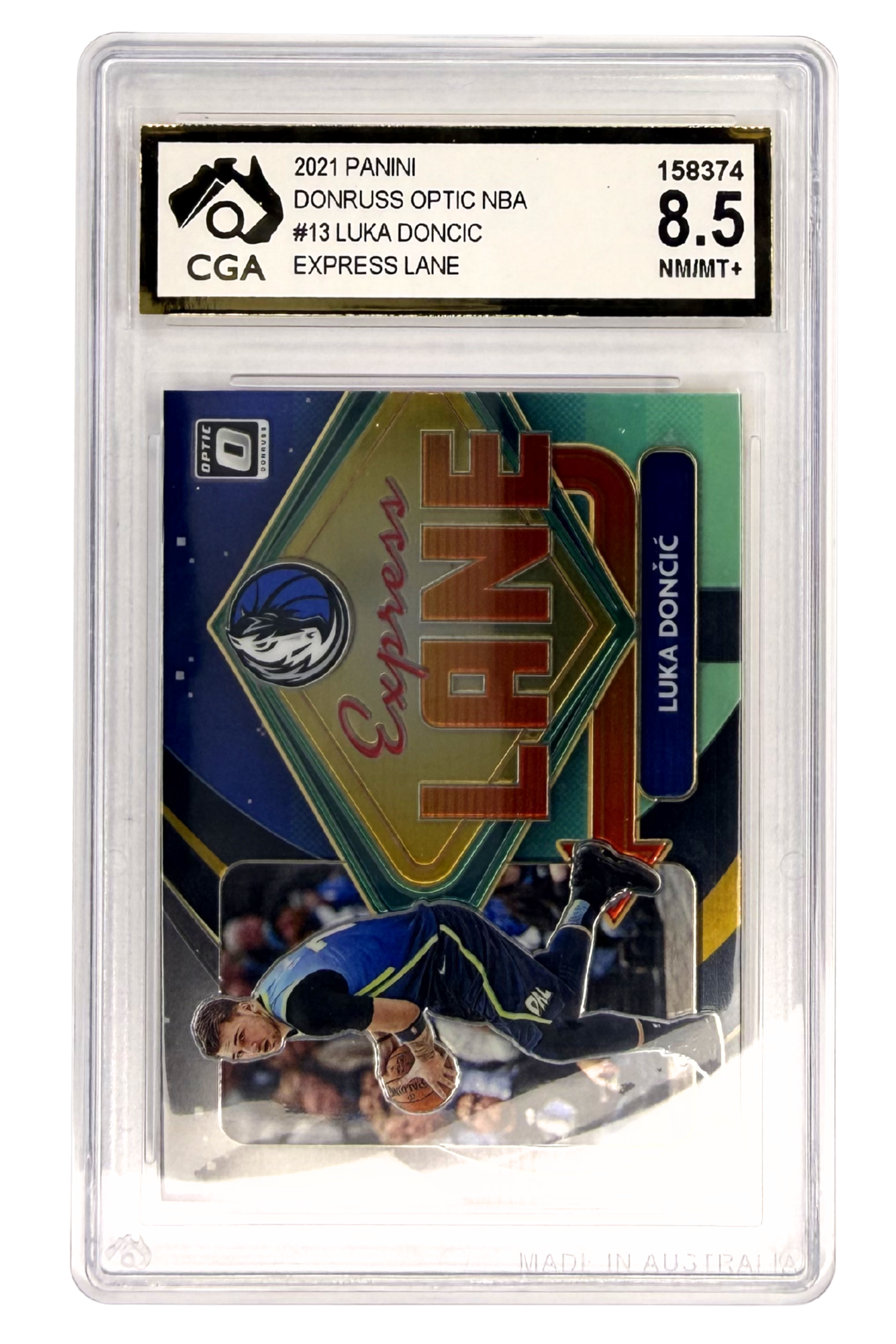 GRADED 8.5 Luka Dončić - 2021 Panini Donruss Optic #13