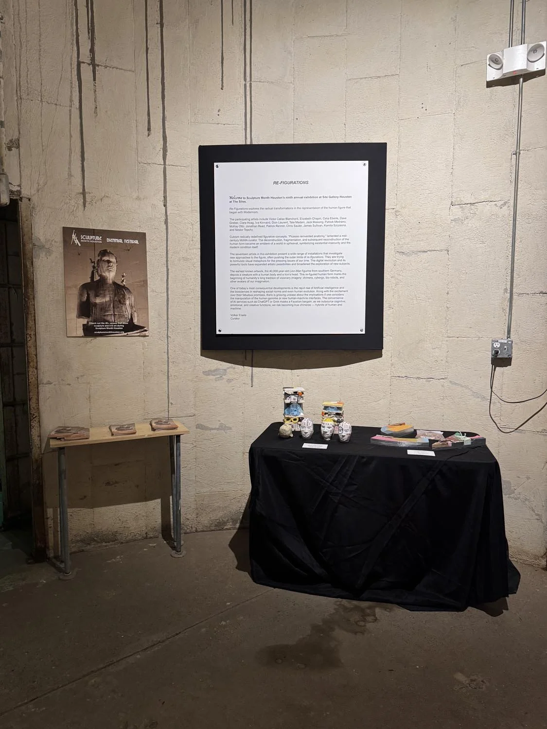 Small artwork on sale by Clara Hoag (left) and Patrick Renner (right)