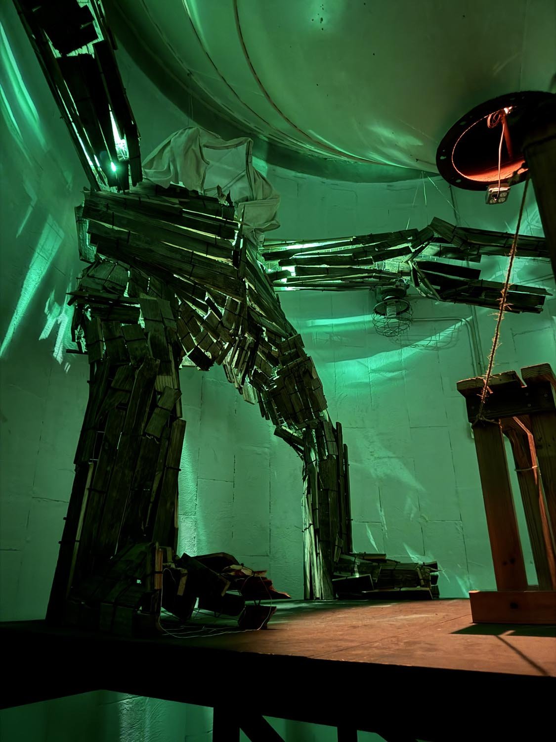 Victor Calise Blanchard's installation "Above All Else"