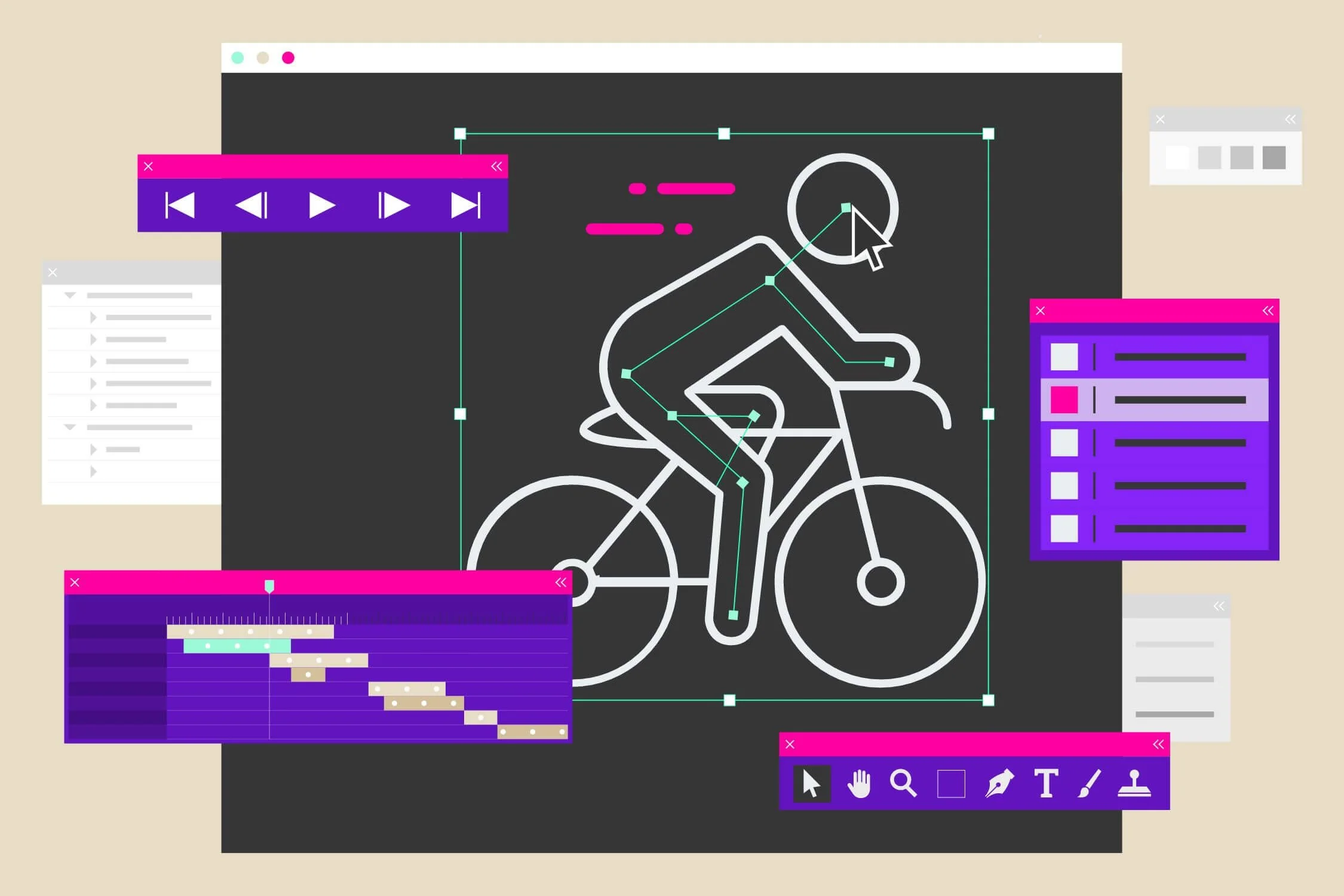 Creating a Visual Learning Identity for Policy Expert Using Animation.