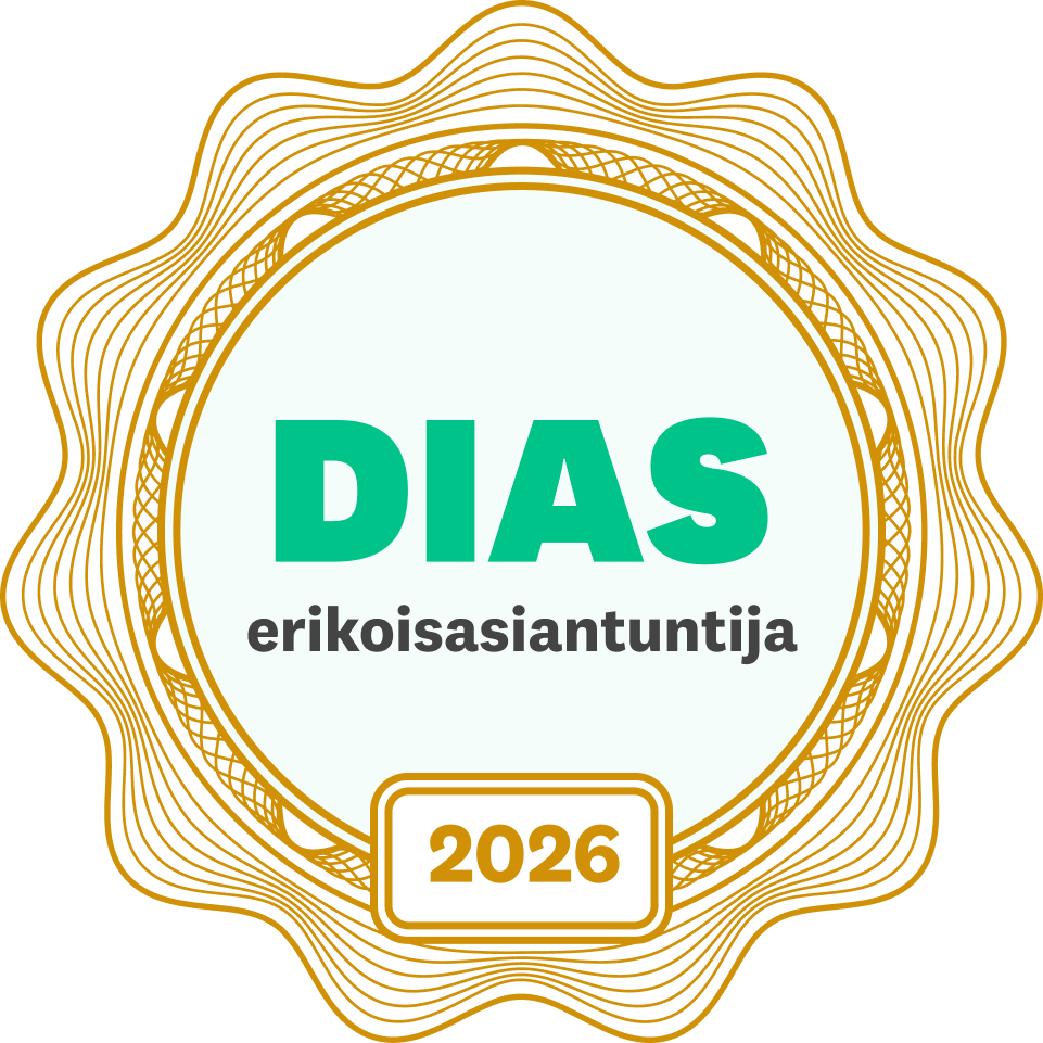DIAS asuntokauppa digitaalisesti asiantuntija erikoisasiantuntija